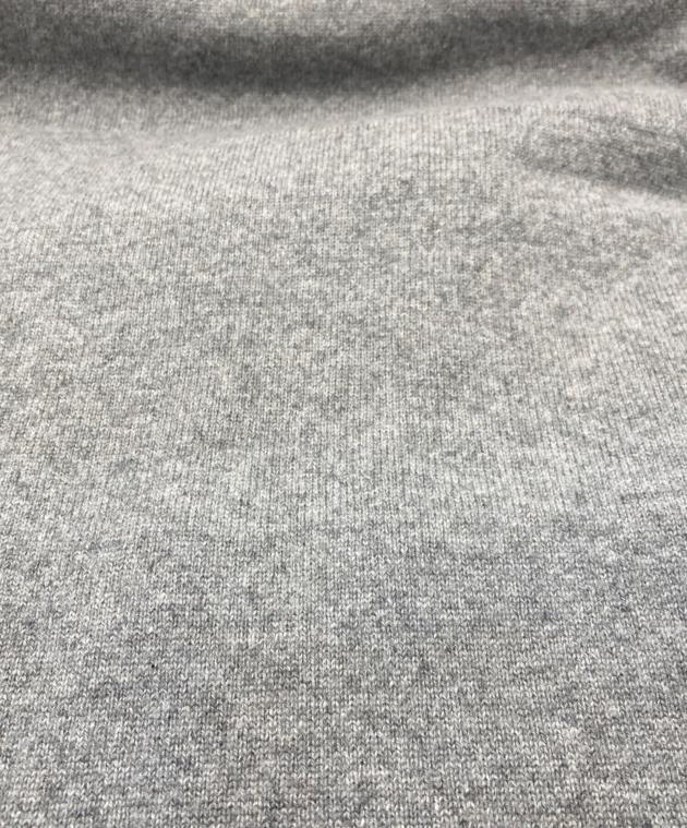 中古・古着通販】CHANEL (シャネル) カシミヤフリンジマフラー グレー