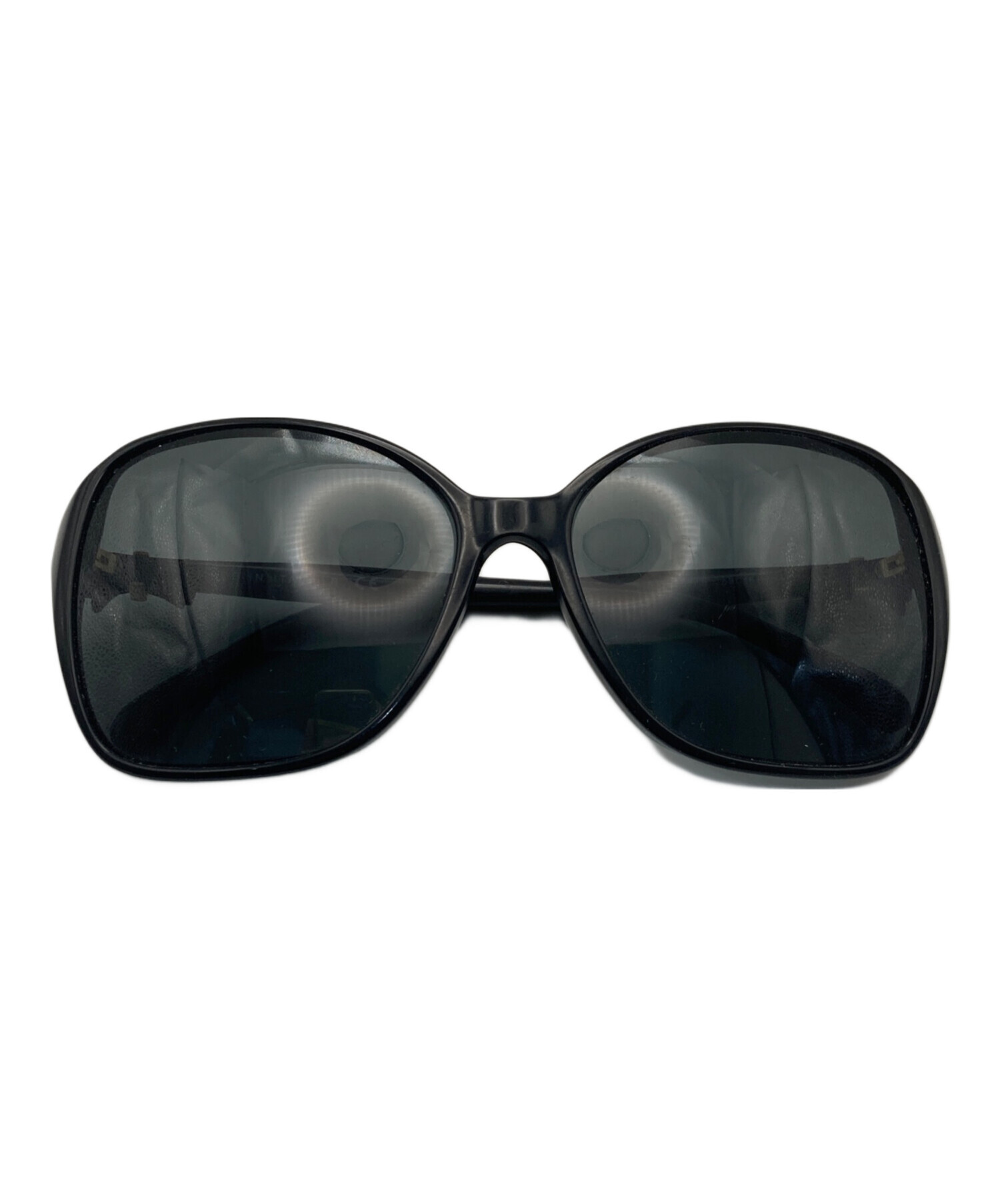 【美品】CHANELサングラス サイドリボン ケース付き 中古・古着通販】CHANEL (シャネル) サイドリボンサングラス ブラック