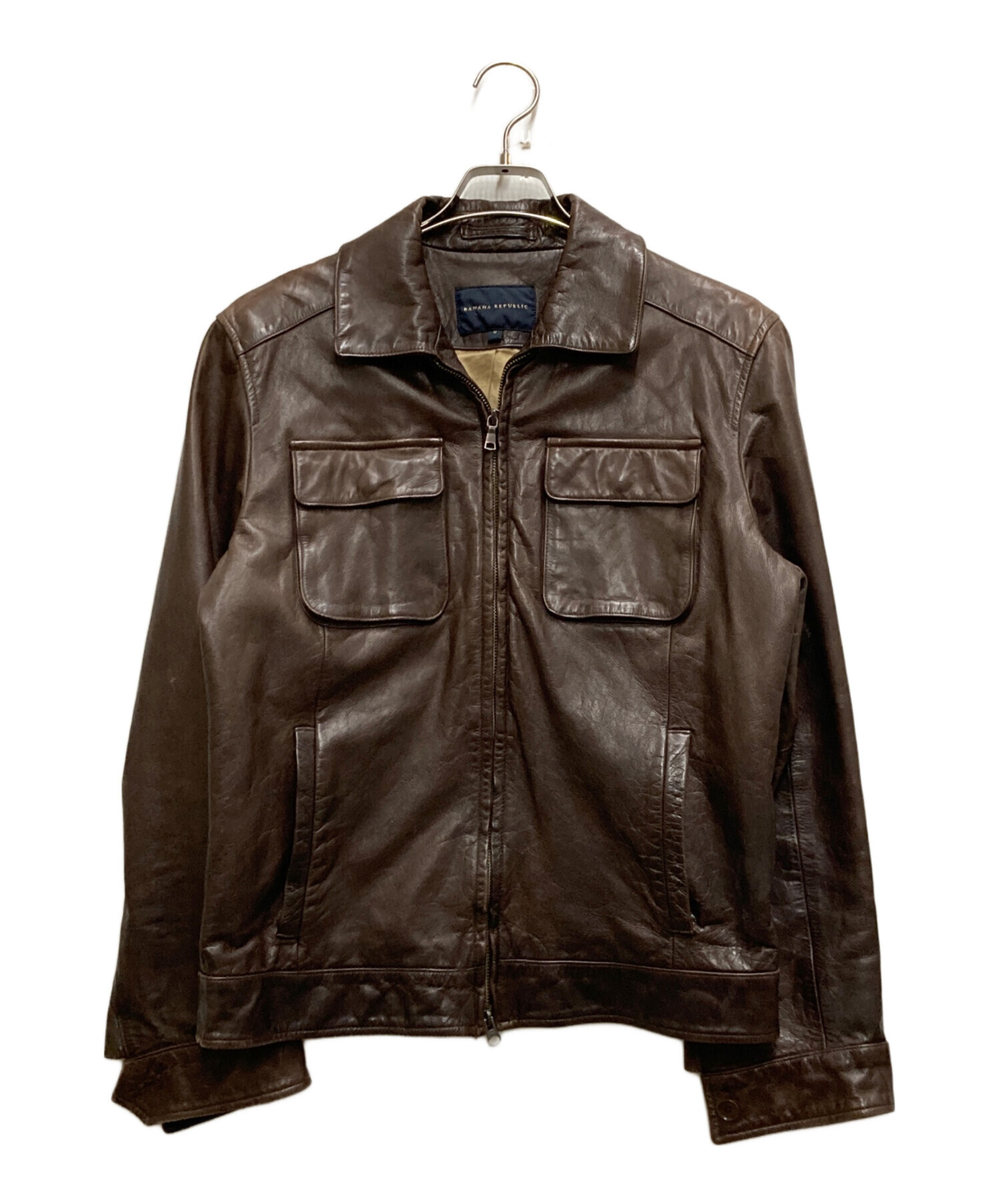 中古・古着通販】BANANA REPUBLIC (バナナリパブリック) 00sレザー