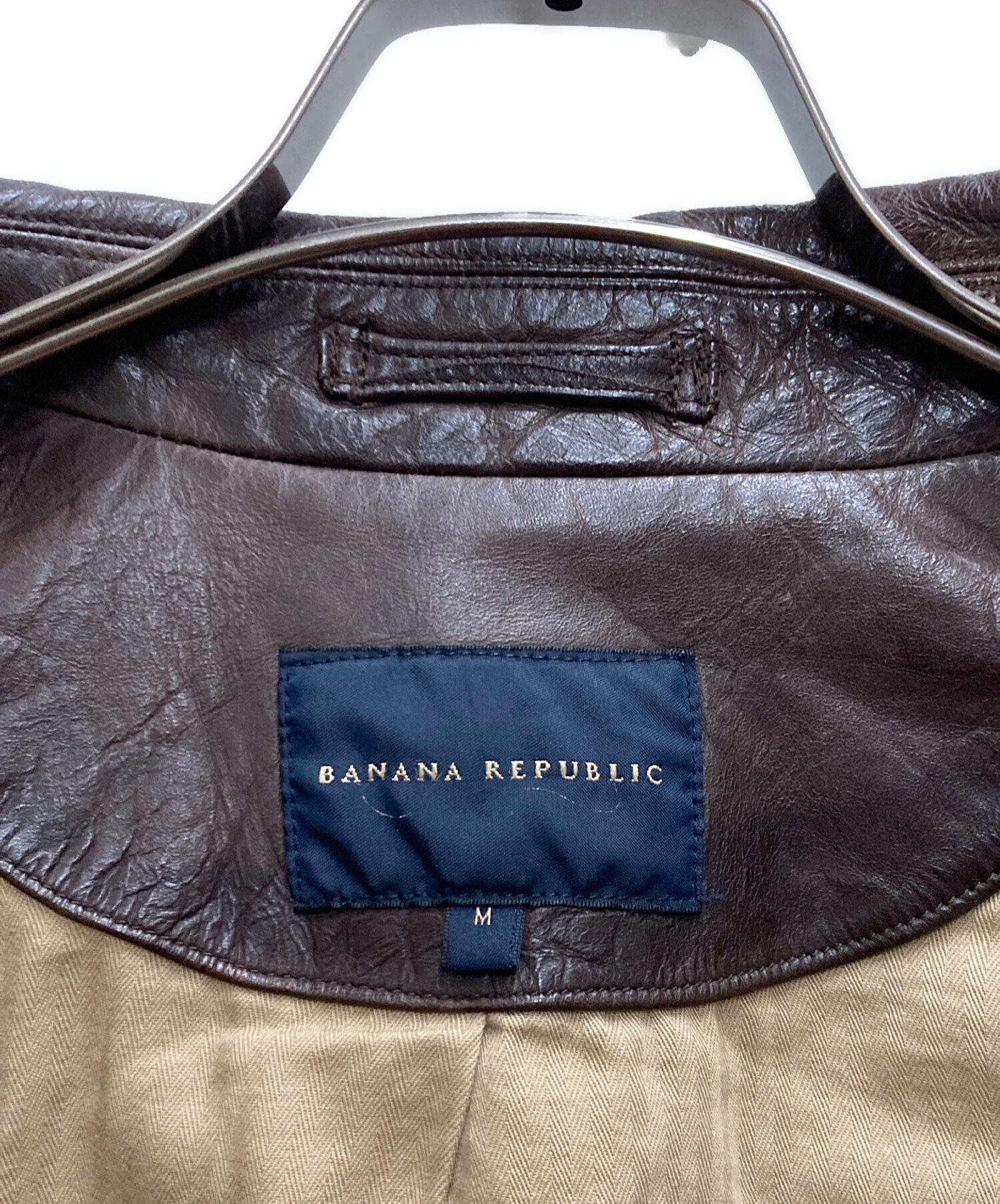 中古・古着通販】BANANA REPUBLIC (バナナリパブリック) 00sレザー