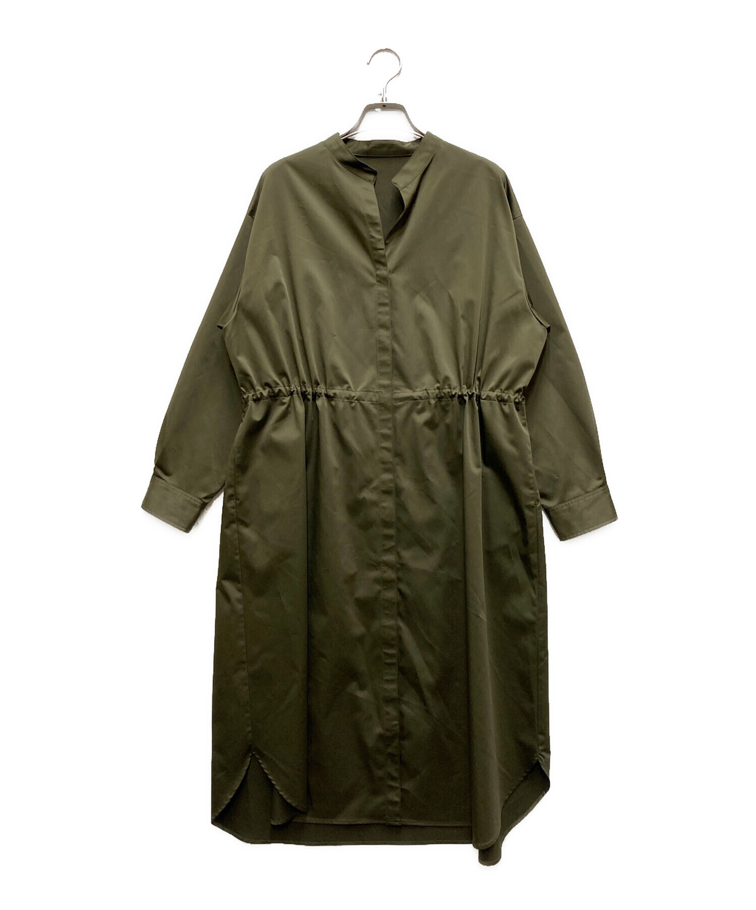 中古・古着通販】SOEJU (ソージュ) リモンタコートワンピース カーキ