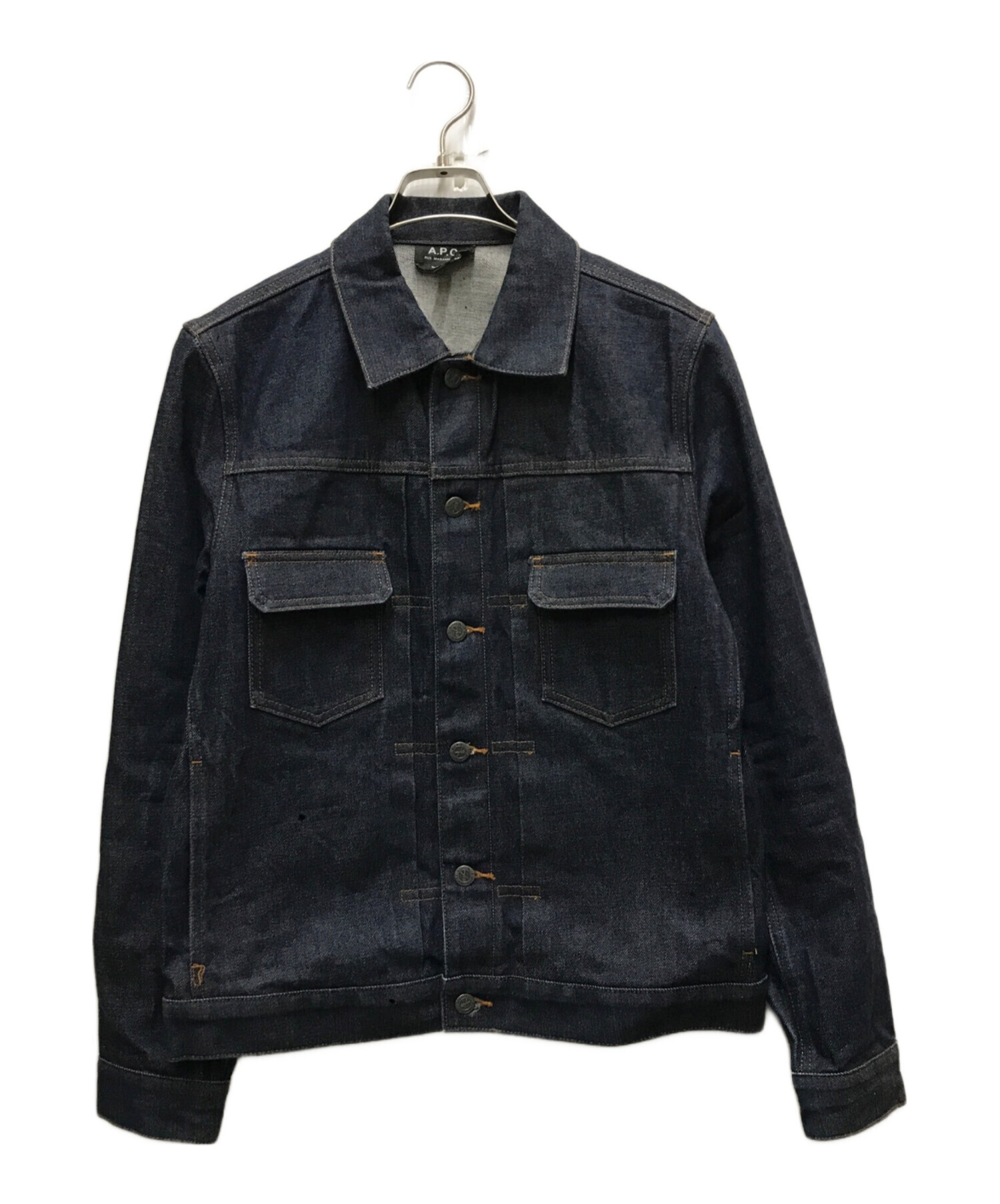 A.P.C セルビッジデニムジャケット 中古・古着通販】A.P.C. (アーペーセー) セルビッチデニムジャケット