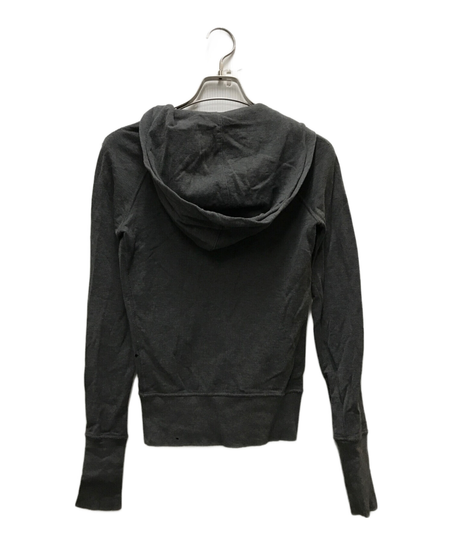 中古・古着通販】GUCCI (グッチ) Gロゴワッペン パーカー グレー 