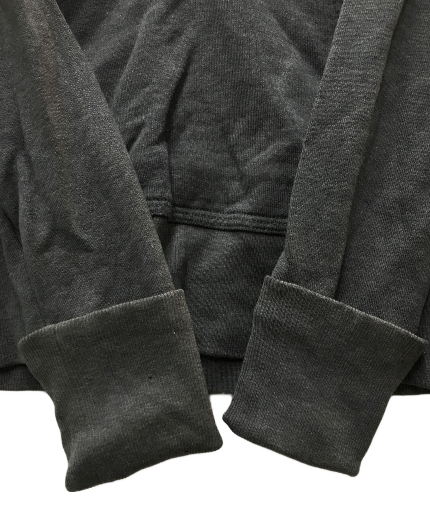 中古・古着通販】GUCCI (グッチ) Gロゴワッペン パーカー グレー 