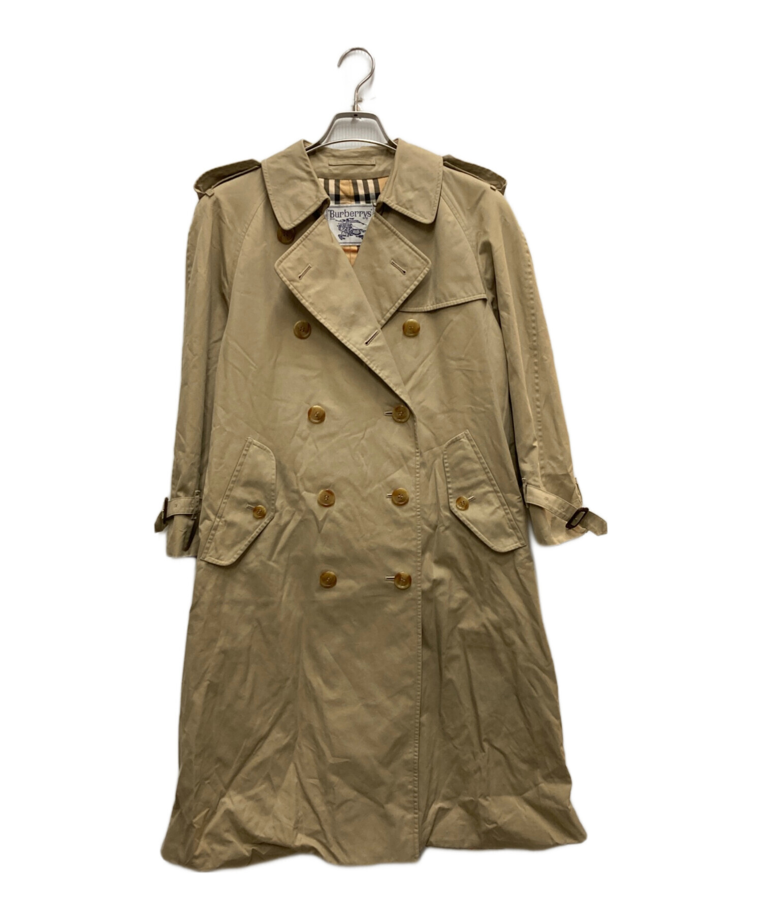 【デッドストック級/英国製】 Burberrys トレンチコート　ベージュ 中古・古着通販】Burberry's (バーバリー) トレンチコート ベージュ