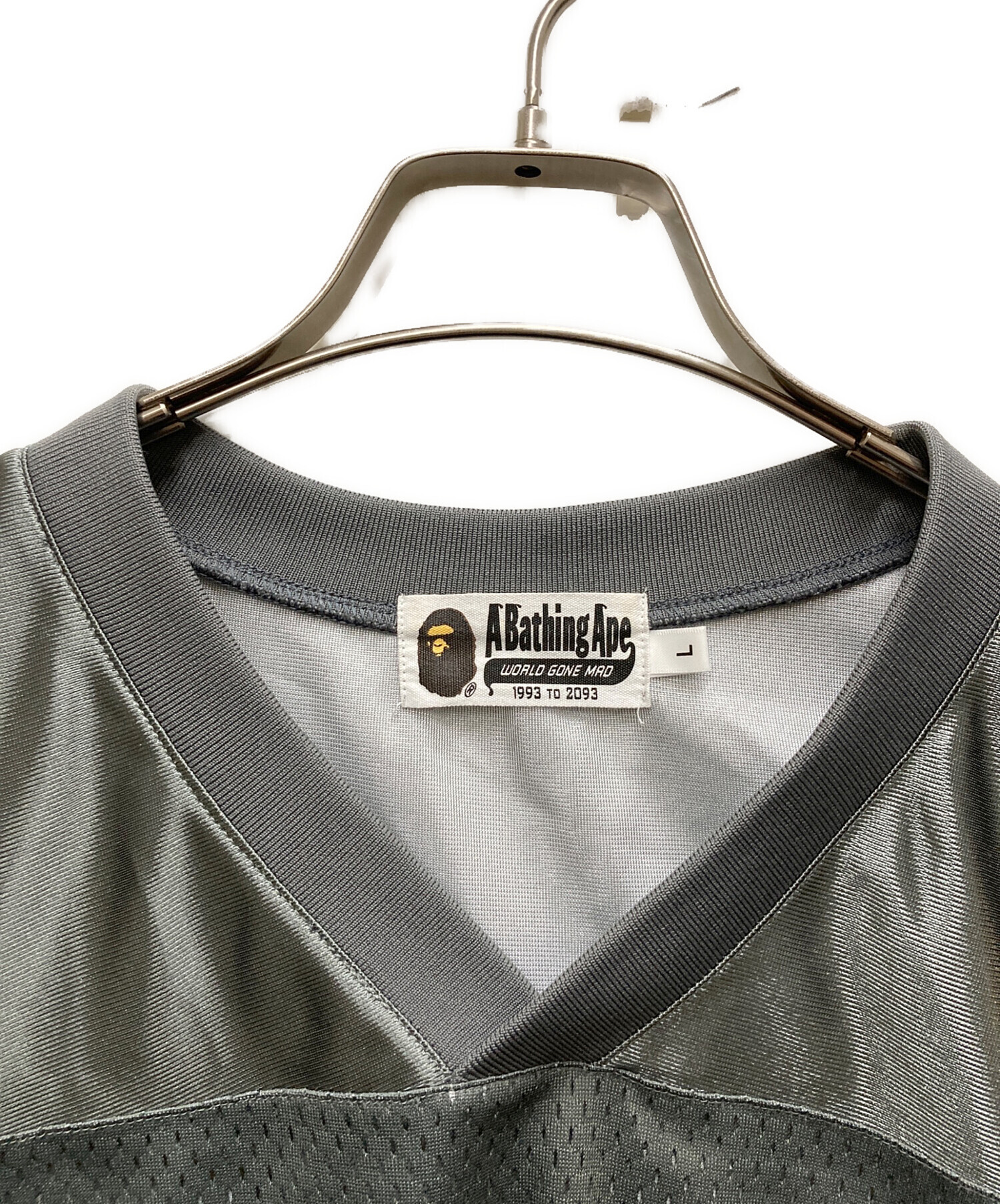中古・古着通販】A BATHING APE (アベイシングエイプ) FOOTBALL JERSEY