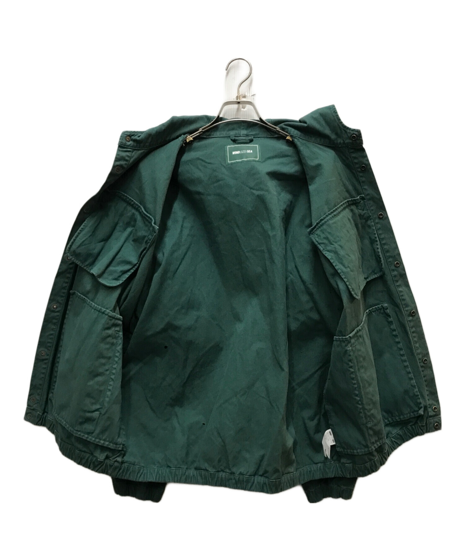 中古・古着通販】WIND AND SEA (ウィンダンシー) OVERDYED FIELD PARKA 