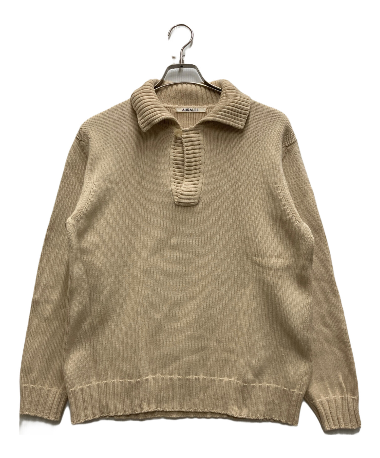 中古・古着通販】AURALEE (オーラリー) ニット ベージュ サイズ:3