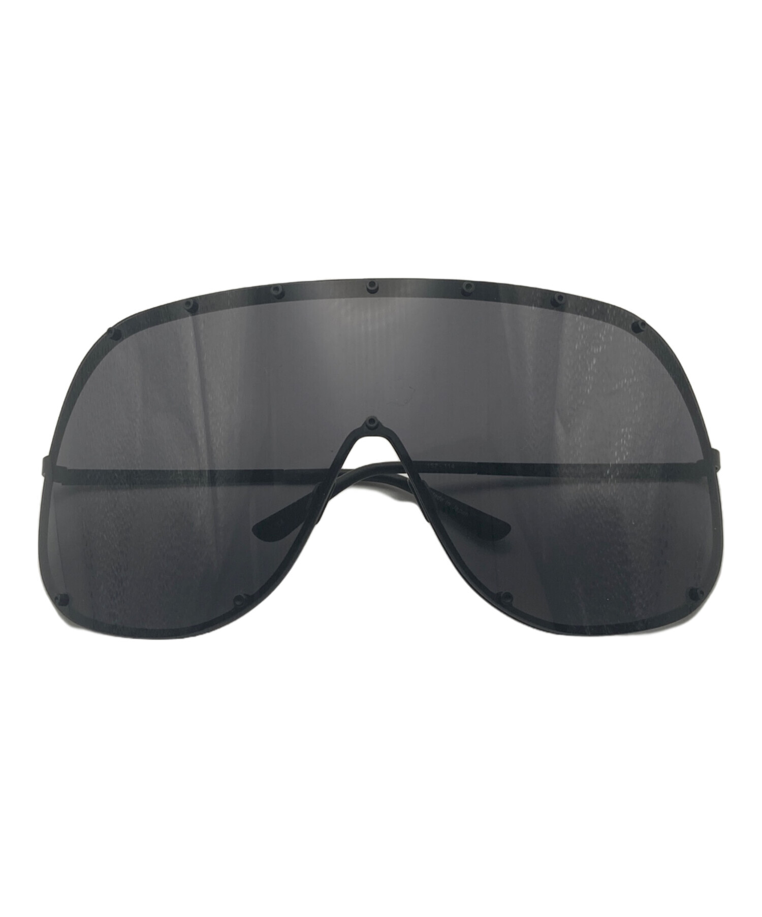 リックオウエンス Mask Shield サングラス　付属品完備 中古・古着通販】RICK OWENS (リックオウエンス) MASK SHIELD