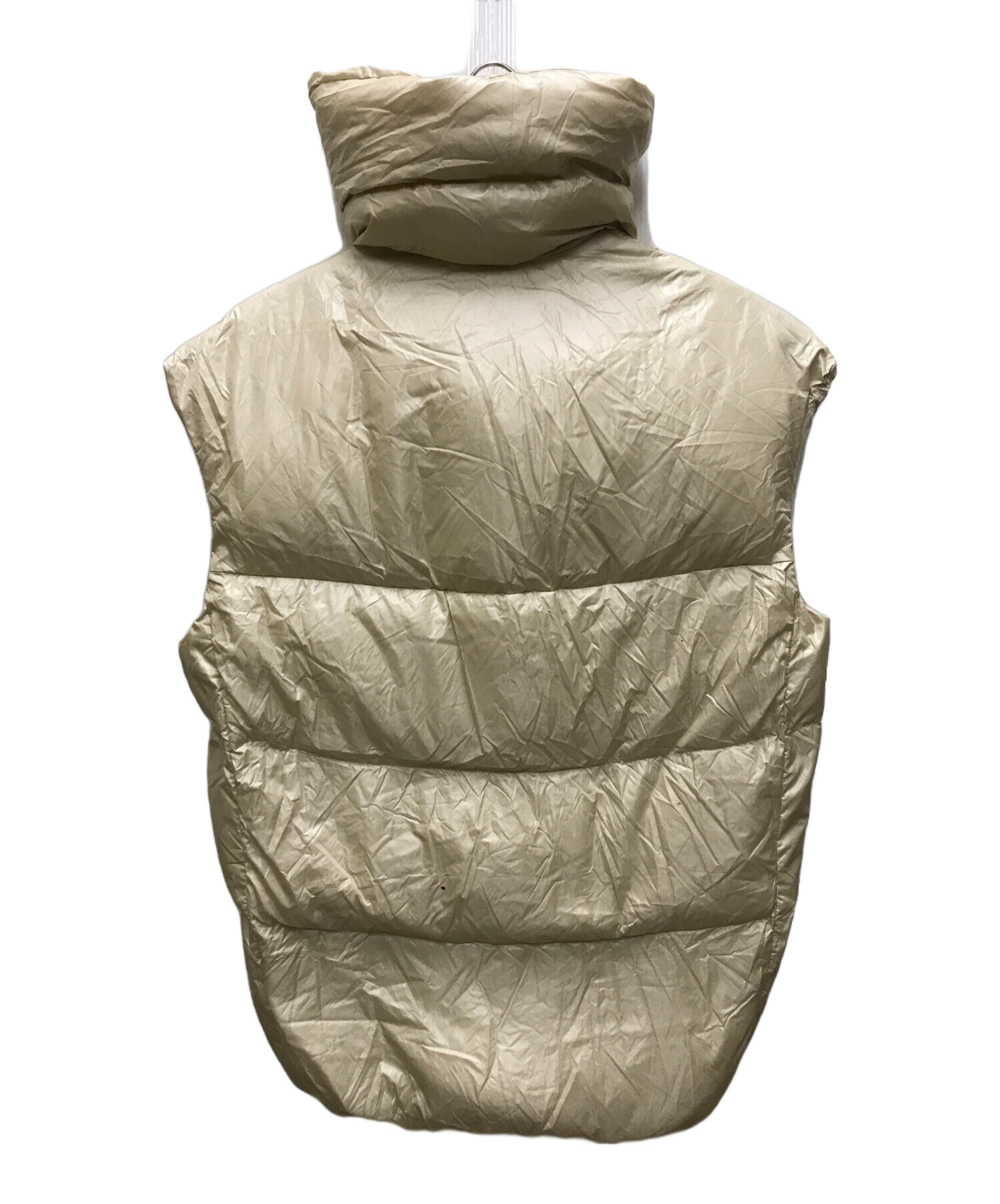 中古・古着通販】PaDD (パッド) オーバーサイズダウンベスト ベージュ