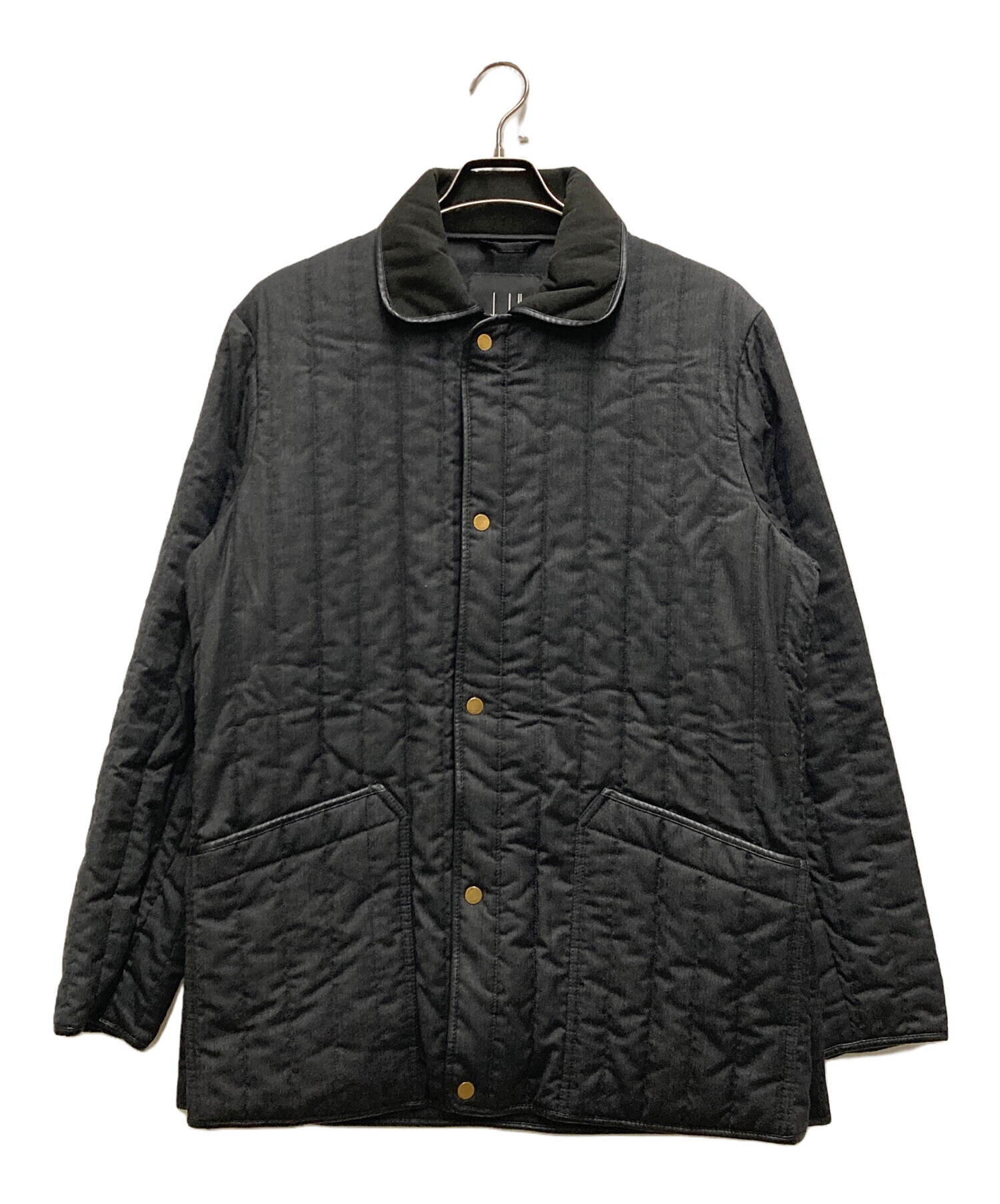 中古・古着通販】dunhill (ダンヒル) レザーパイピングキルティング