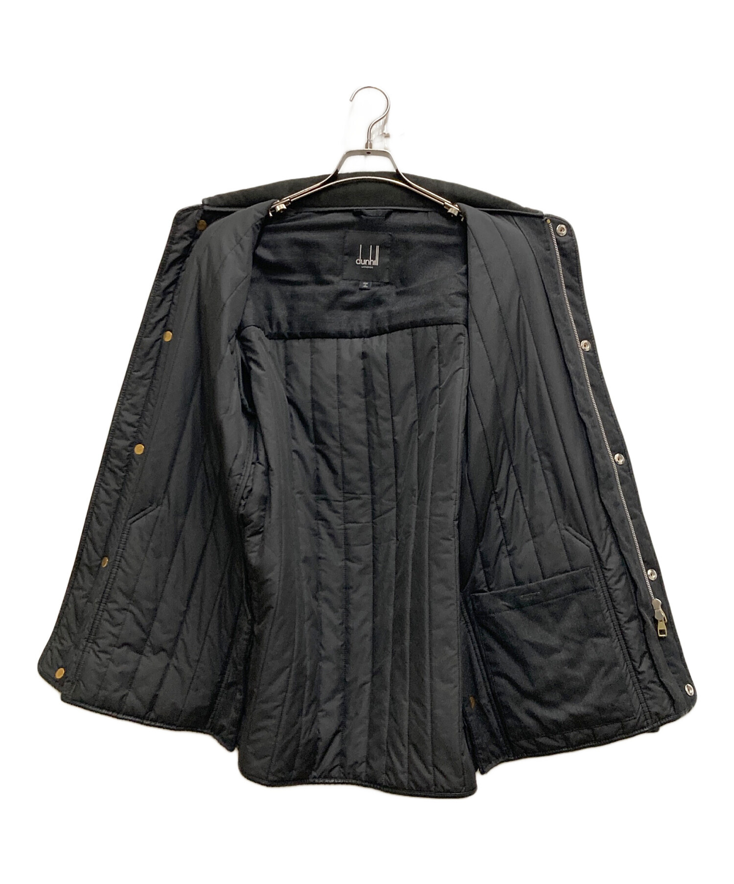 中古・古着通販】dunhill (ダンヒル) レザーパイピングキルティング