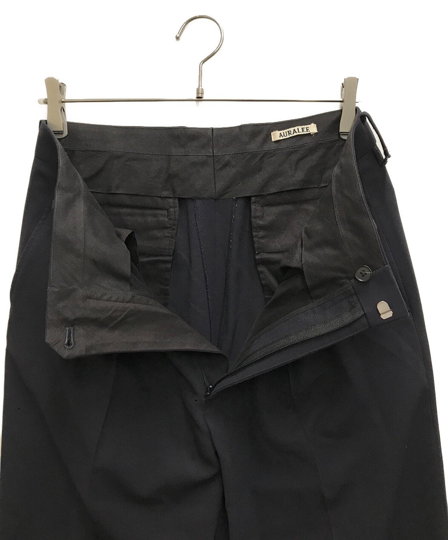 中古・古着通販】AURALEE (オーラリー) HARD TWIST WOOL DOBBY SLACKS