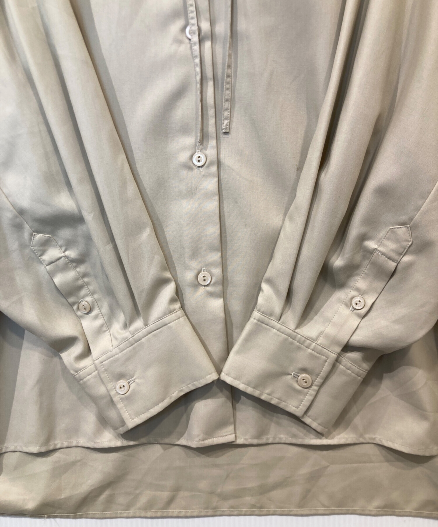 中古・古着通販】crewre (クルー) フルダルスパンフードシャツ