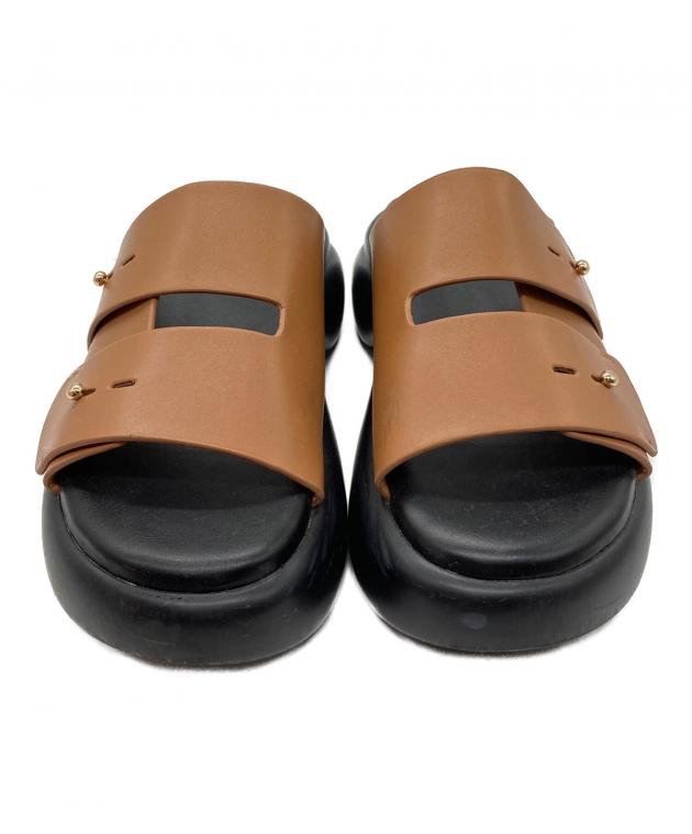 中古・古着通販】RIM.ARK (リムアーク) Volume sole sandal ブラウン