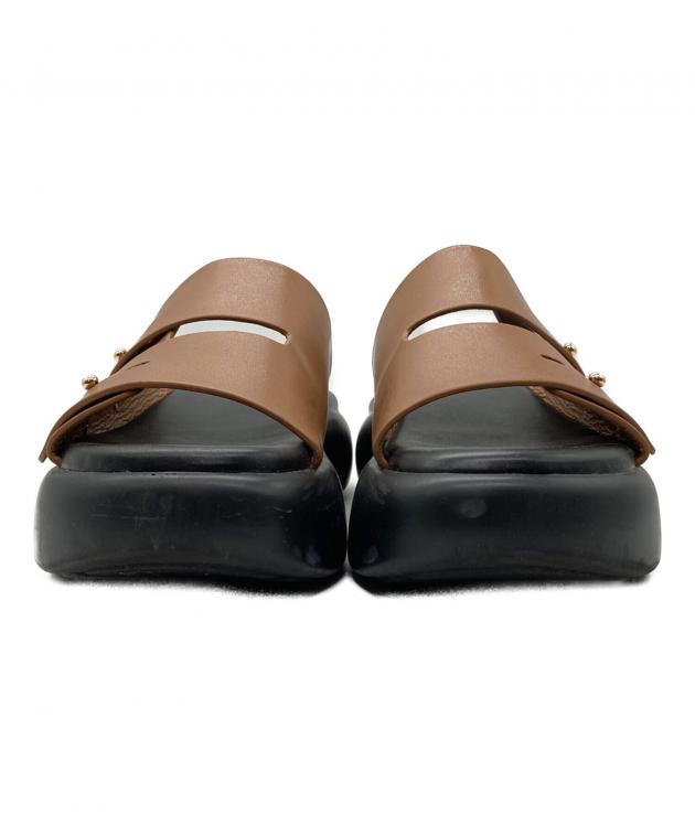 中古・古着通販】RIM.ARK (リムアーク) Volume sole sandal ブラウン