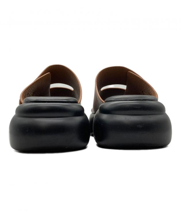 中古・古着通販】RIM.ARK (リムアーク) Volume sole sandal ブラウン