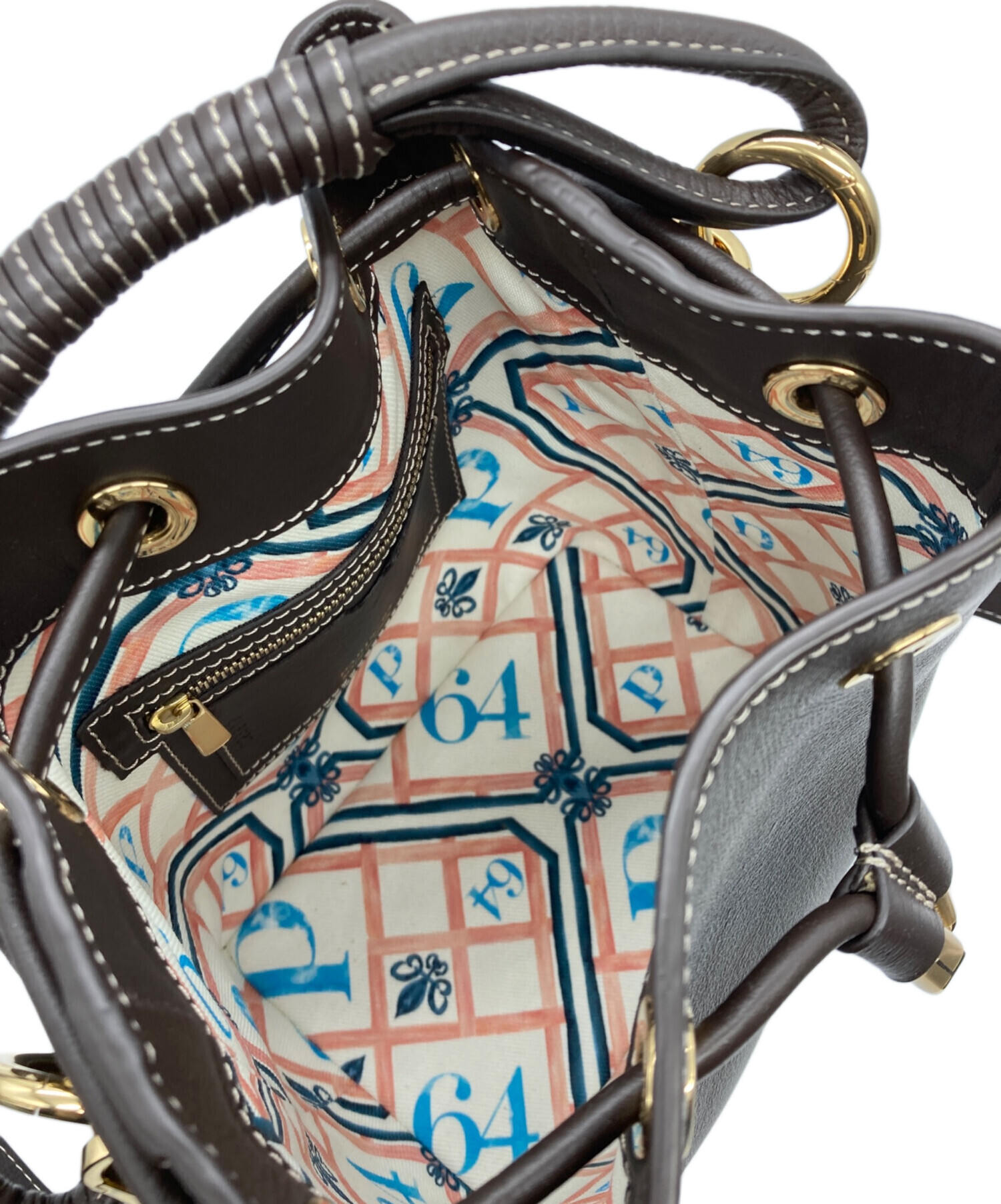 中古・古着通販】PARIS/64 (パリ64) studio BAG ブラウン｜ブランド 