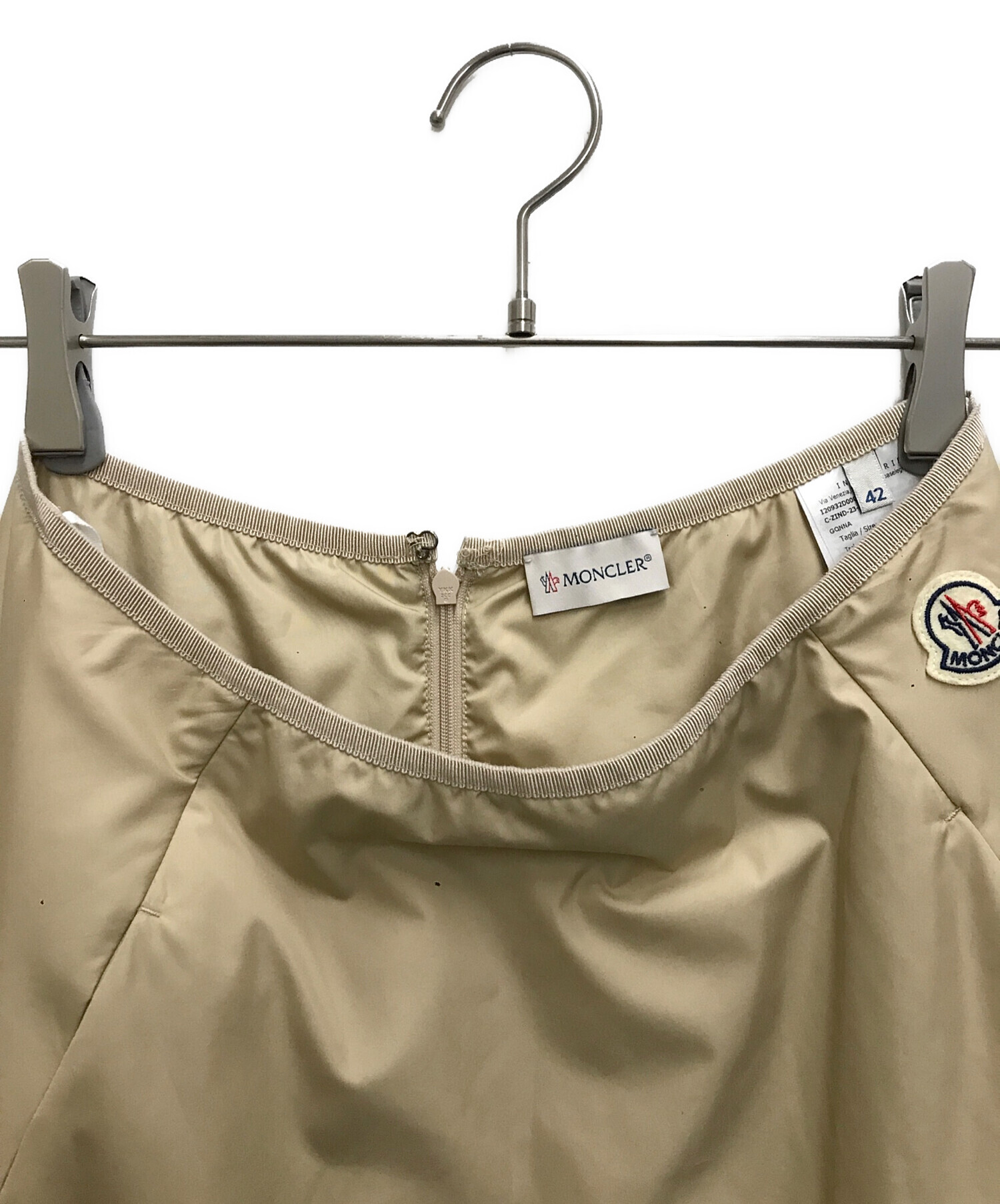 中古・古着通販】MONCLER (モンクレール) GONNA スカート ベージュ