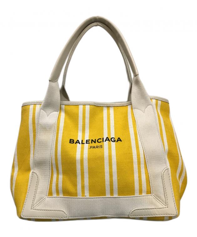 中古・古着通販】BALENCIAGA (バレンシアガ) ネイビーカバスS トート 