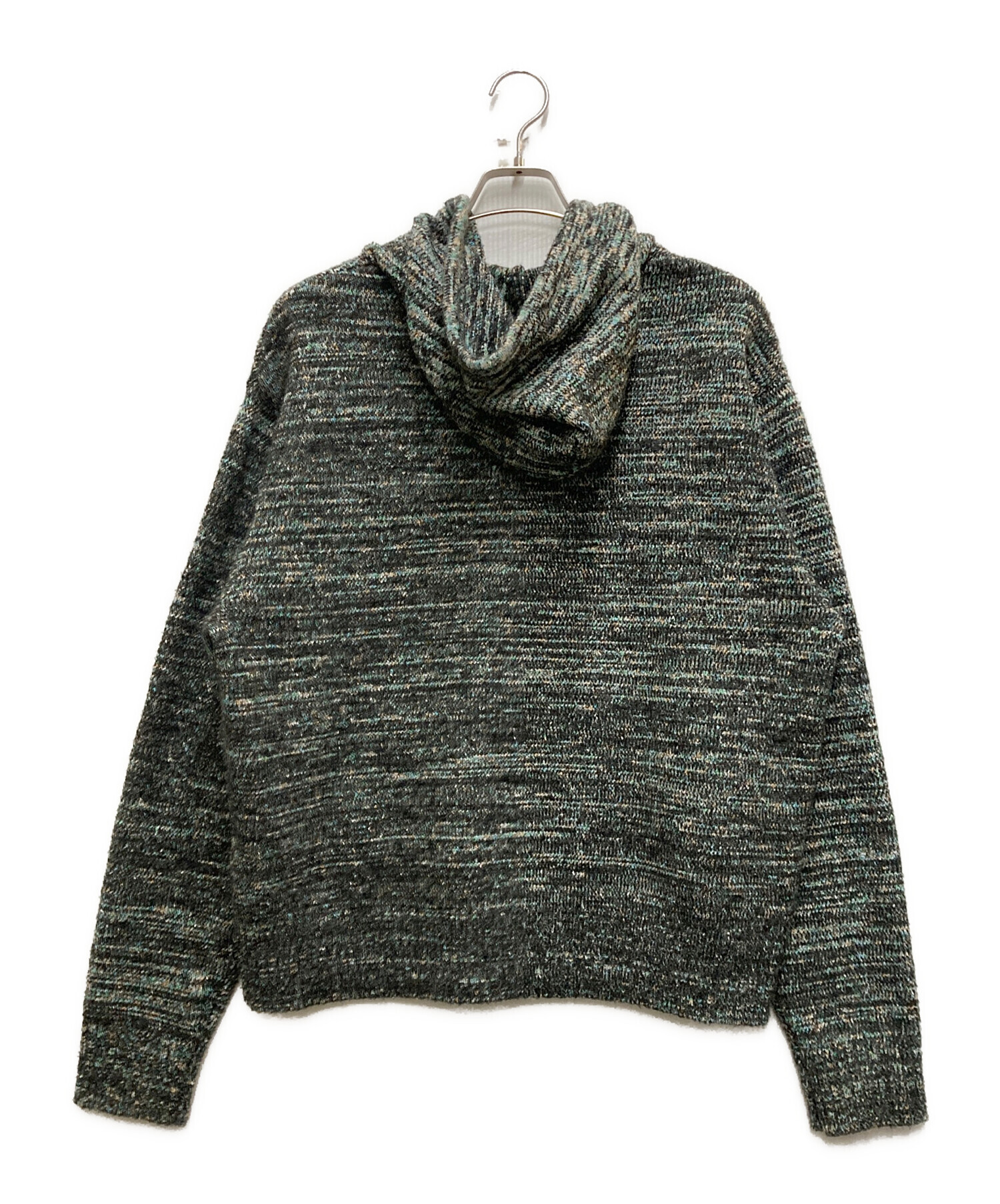 中古・古着通販】PARANOID (パラノイド) KNIT HOODIE ブラック 