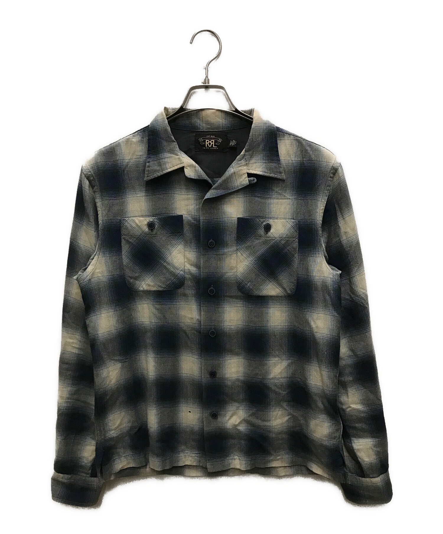 中古・古着通販】RRL (ダブルアールエル) オンブレチェックシャツ 