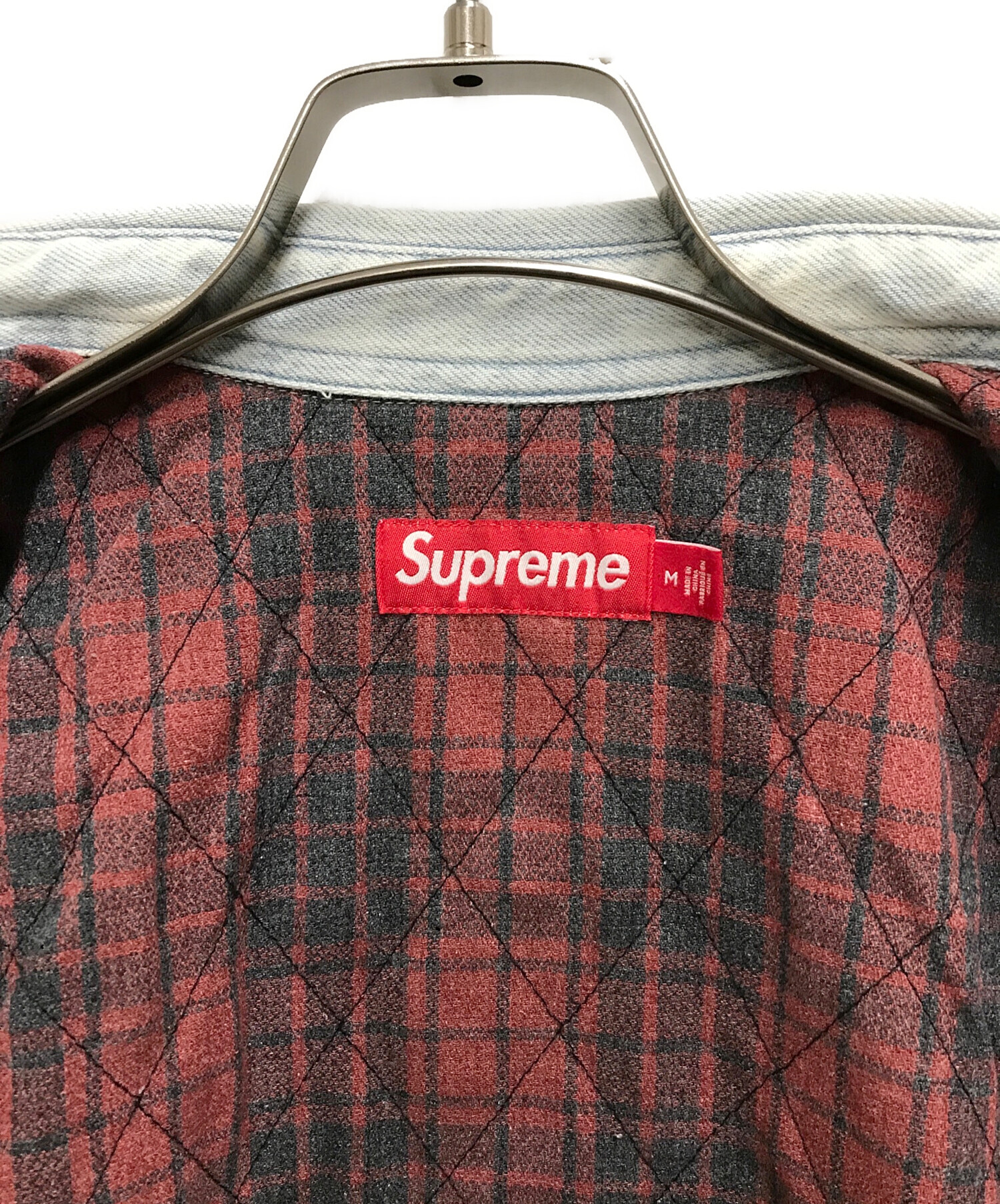 中古・古着通販】SUPREME (シュプリーム) Quilted Lined Denim Snap