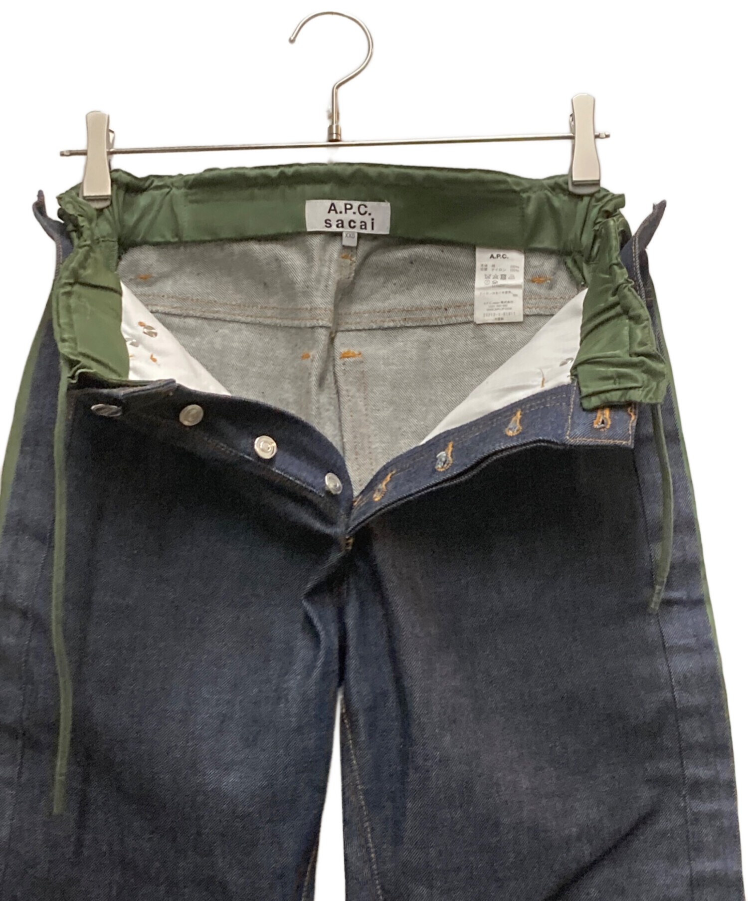 中古・古着通販】A.P.C. (アーペーセー) sacai (サカイ) 21SS PANTALON