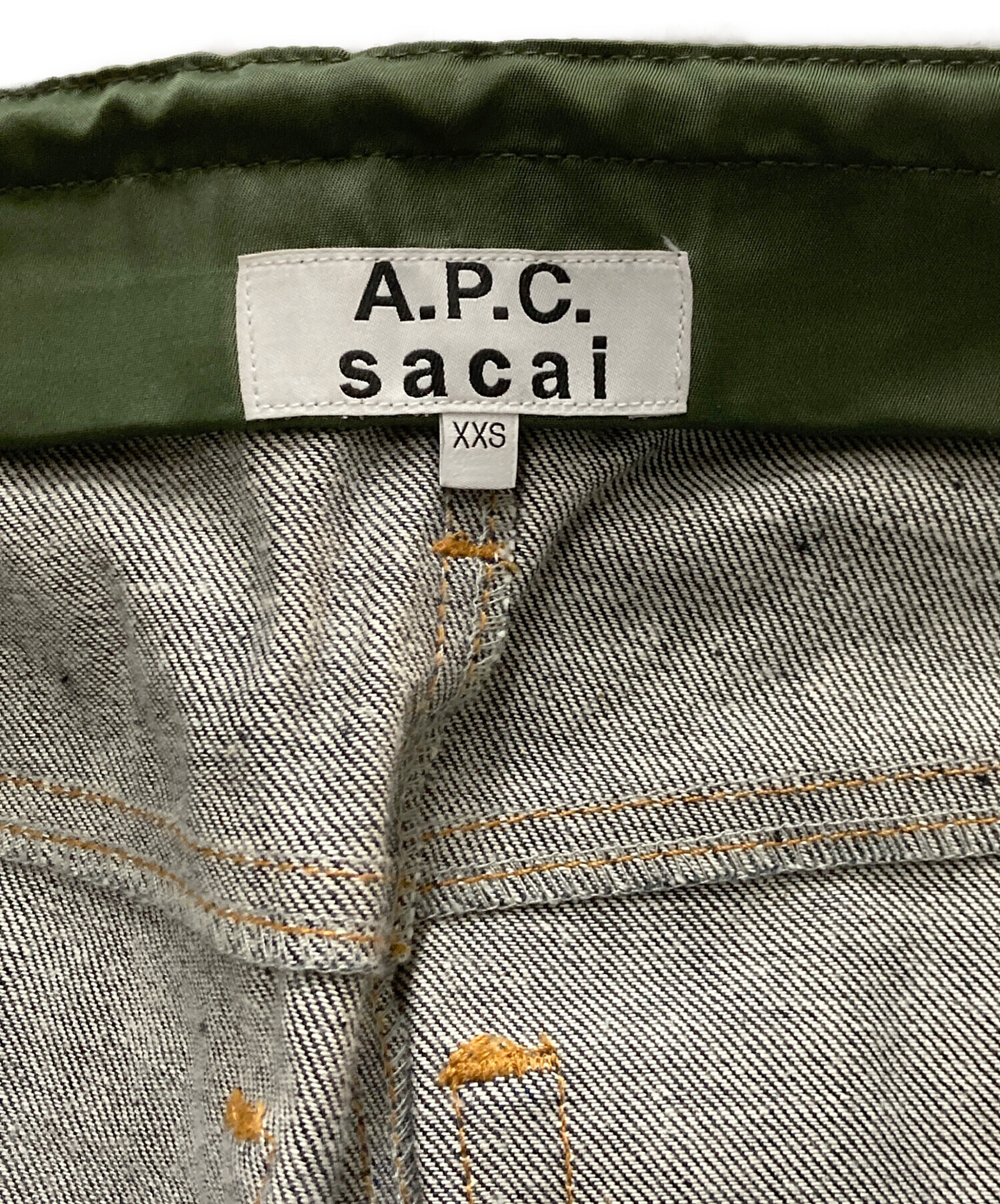 中古・古着通販】A.P.C. (アーペーセー) sacai (サカイ) 21SS PANTALON