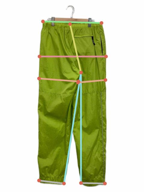 中古・古着通販】stussy (ステューシー) ナイロンパンツ グリーン