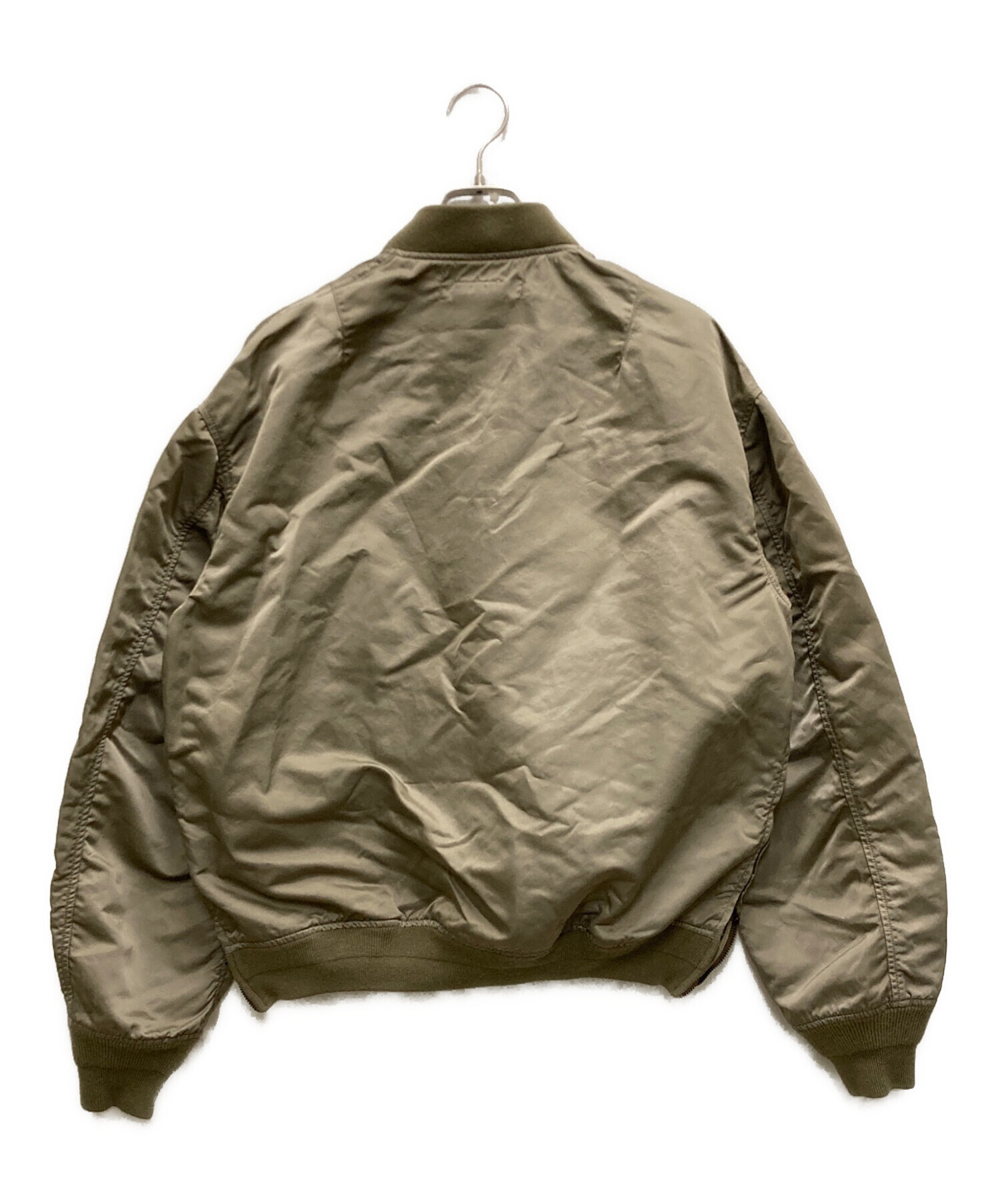 中古・古着通販】REMI RELIEF (レミレリーフ) MA-1ジャケット カーキ 中古・古着通販】REMI RELIEF (レミレリーフ) MA-1ジャケット カーキ