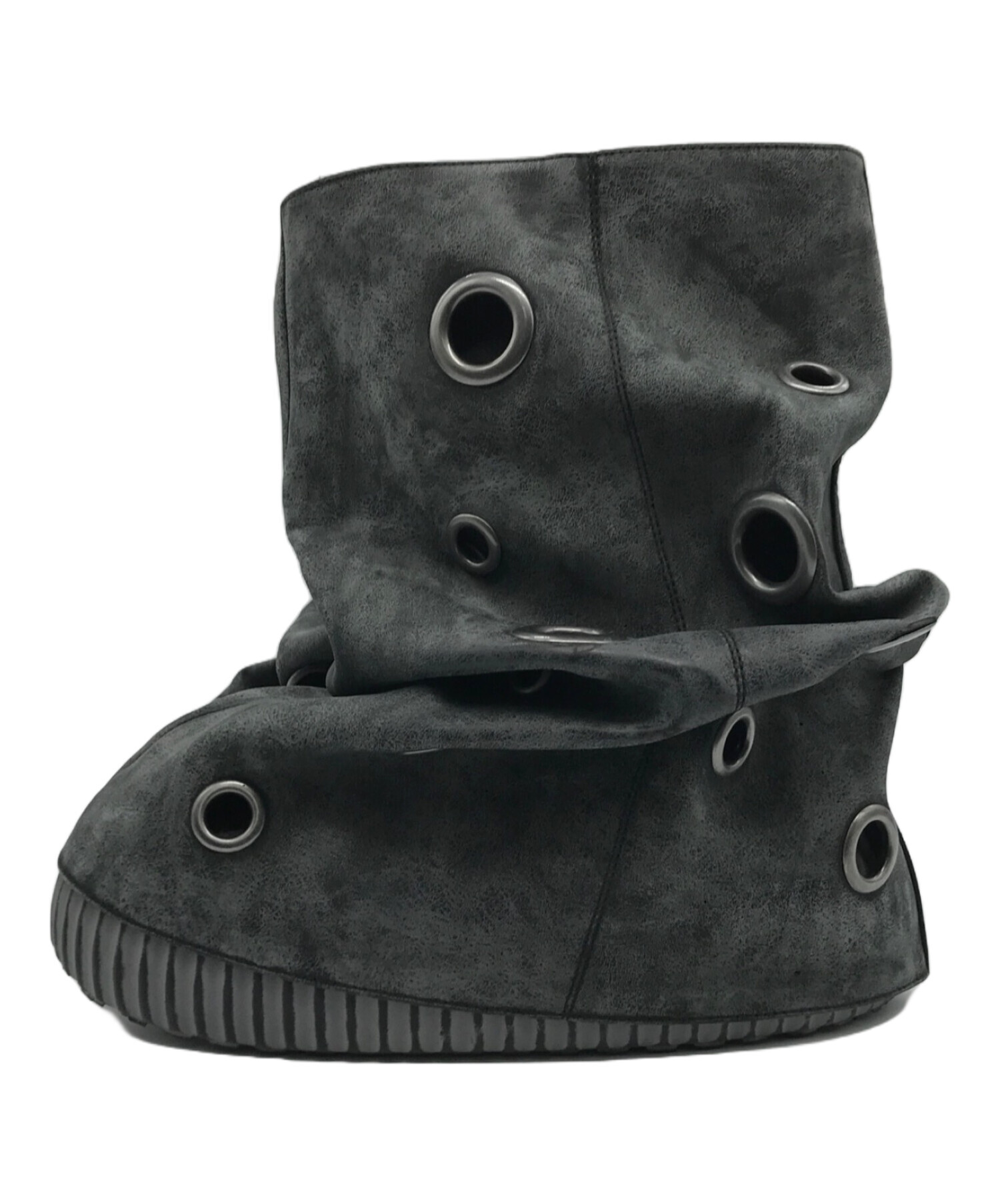 中古・古着通販】YELLO (イエロ) MERCURIO SHORT BOOTS ブラック