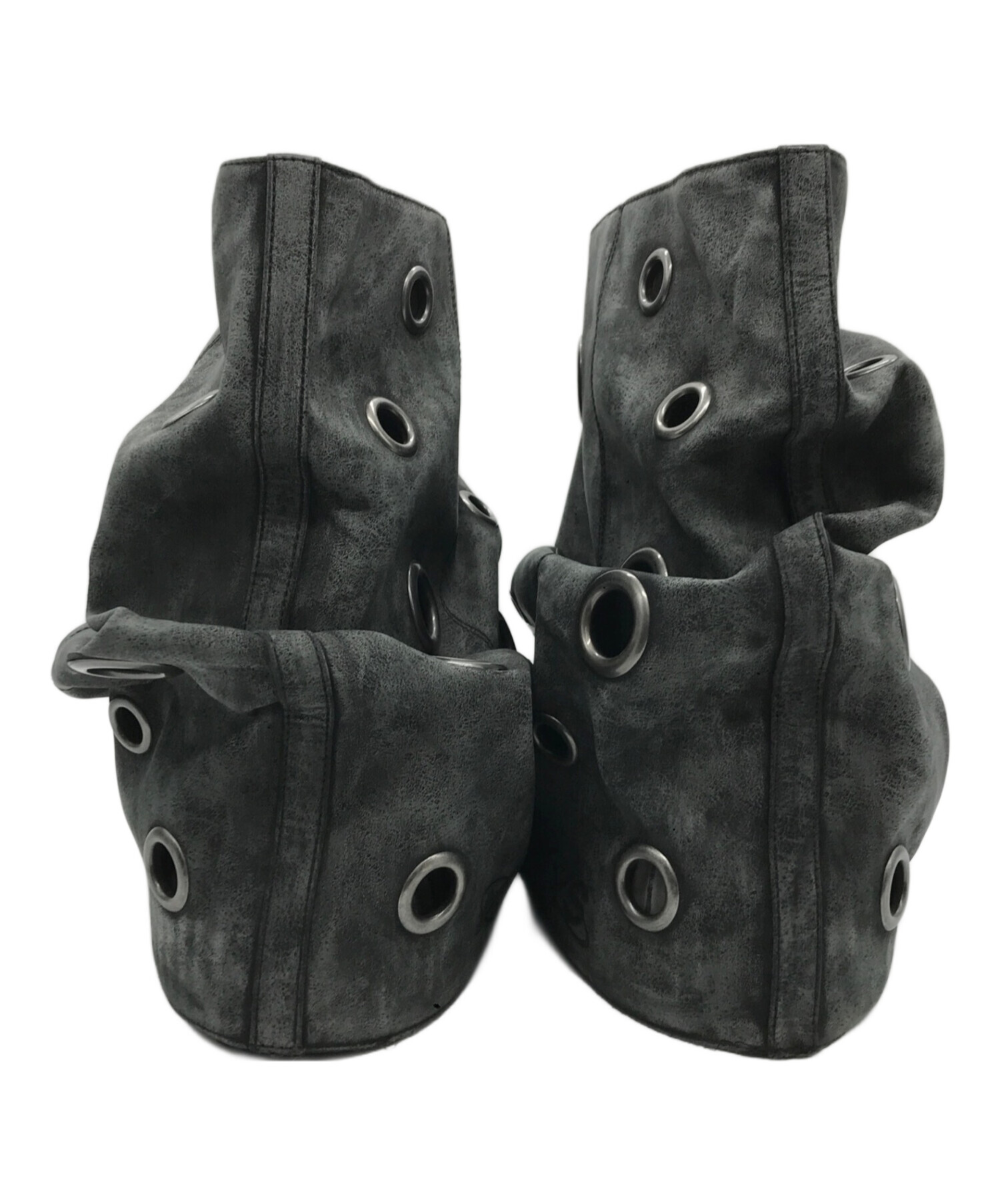 中古・古着通販】YELLO (イエロ) MERCURIO SHORT BOOTS ブラック
