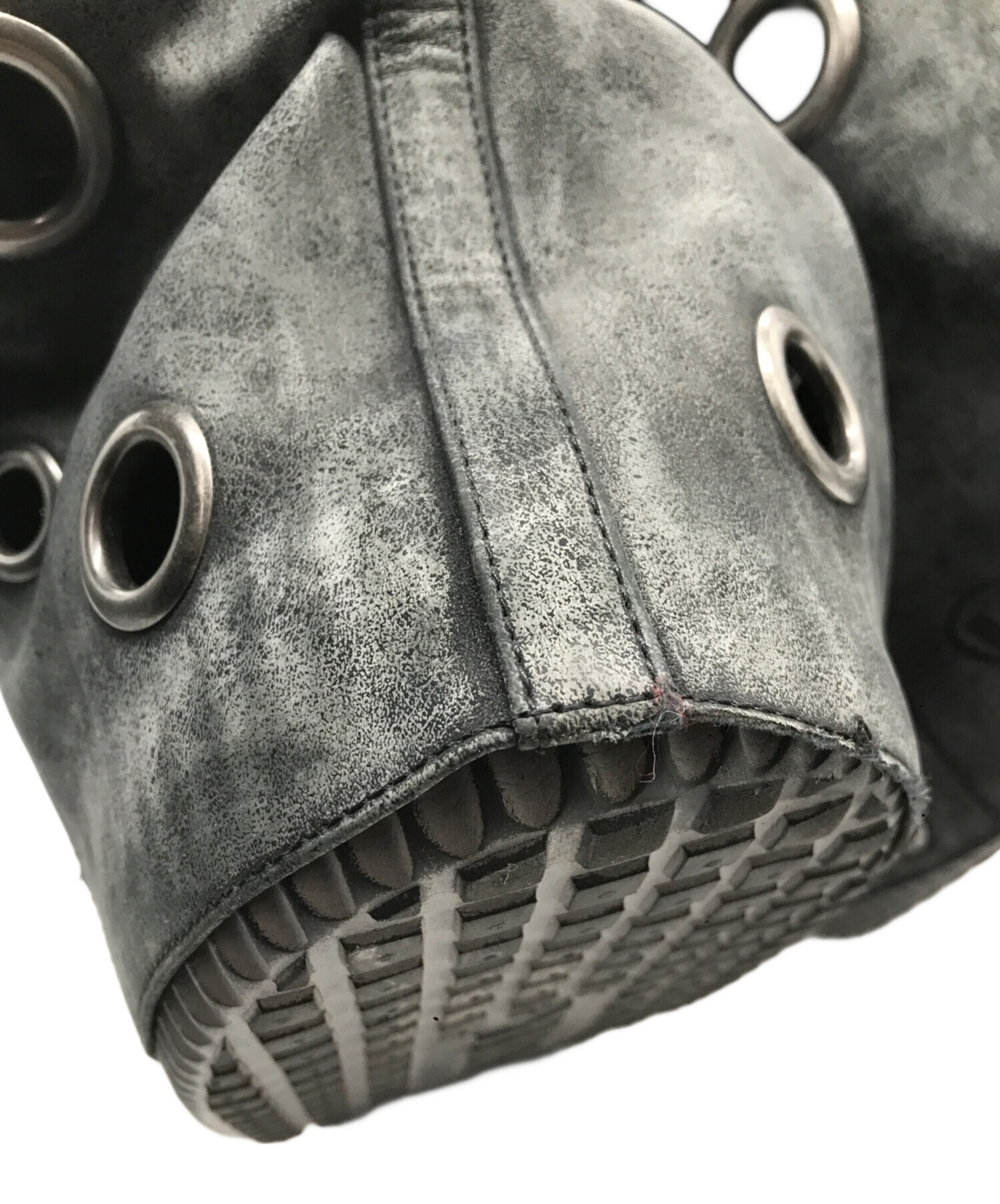 中古・古着通販】YELLO (イエロ) MERCURIO SHORT BOOTS ブラック