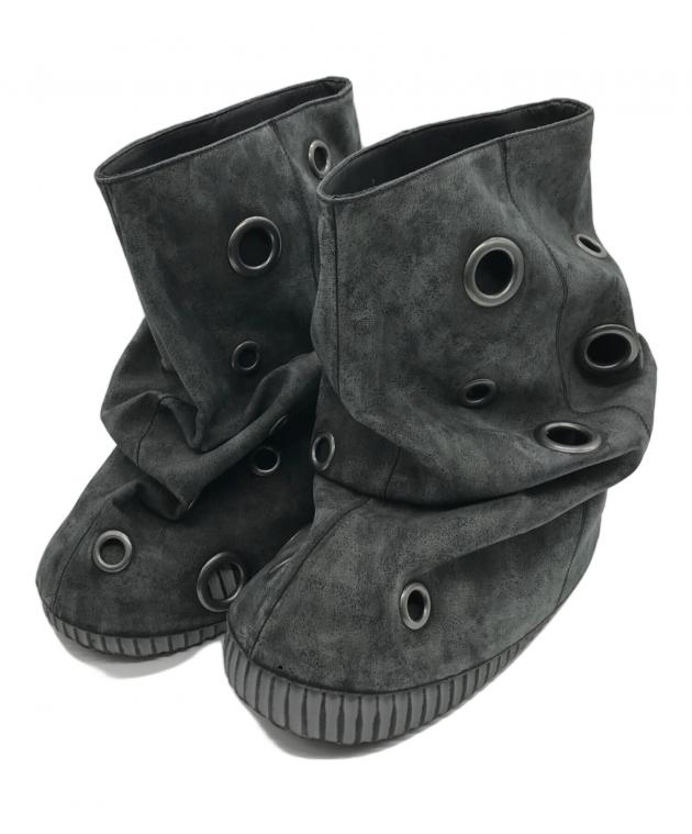 中古・古着通販】YELLO (イエロ) MERCURIO SHORT BOOTS ブラック
