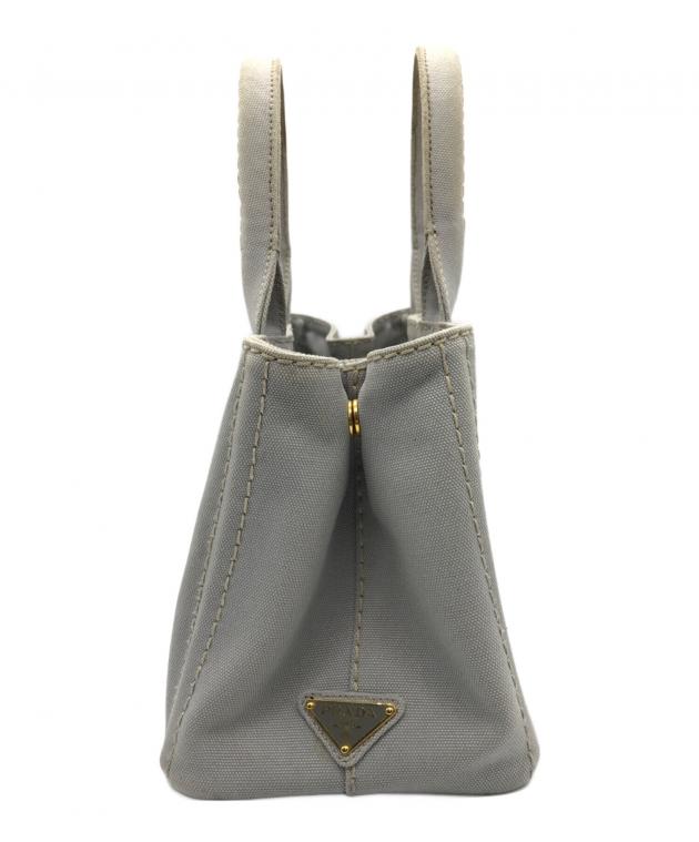 中古・古着通販PRADA (プラダ) カナパS 2wayバッグ グレー｜ブランド 