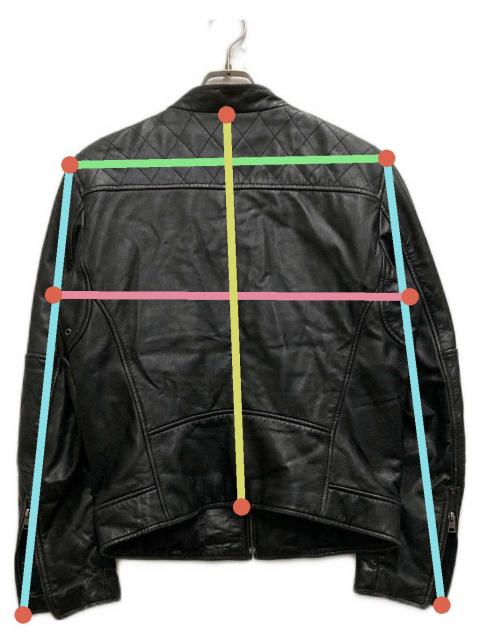 中古・古着通販】GIVENCHY (ジバンシィ) バイカーレザージャケット