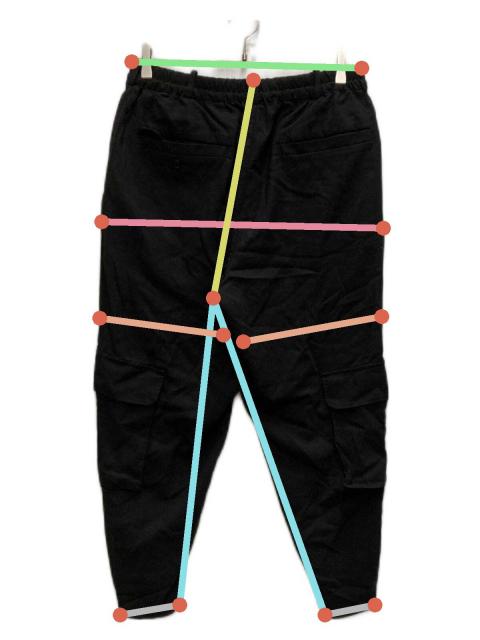 中古・古着通販】s'yte (サイト) カーゴパンツ ブラック サイズ:Ⅼ