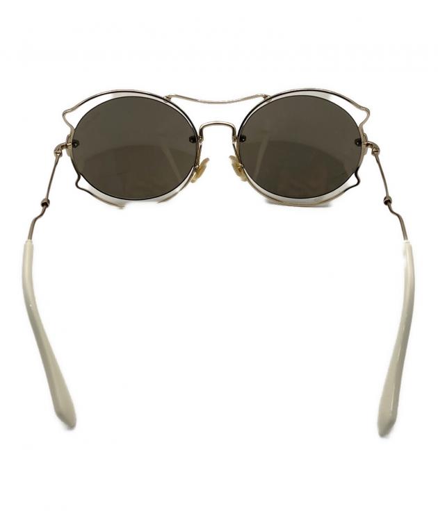Miu Miu ミュウミュウ サングラス レディース 【古着】【中古】 中古・古着通販】MIU MIU (ミュウミュウ) サングラス グレー サイズ:57