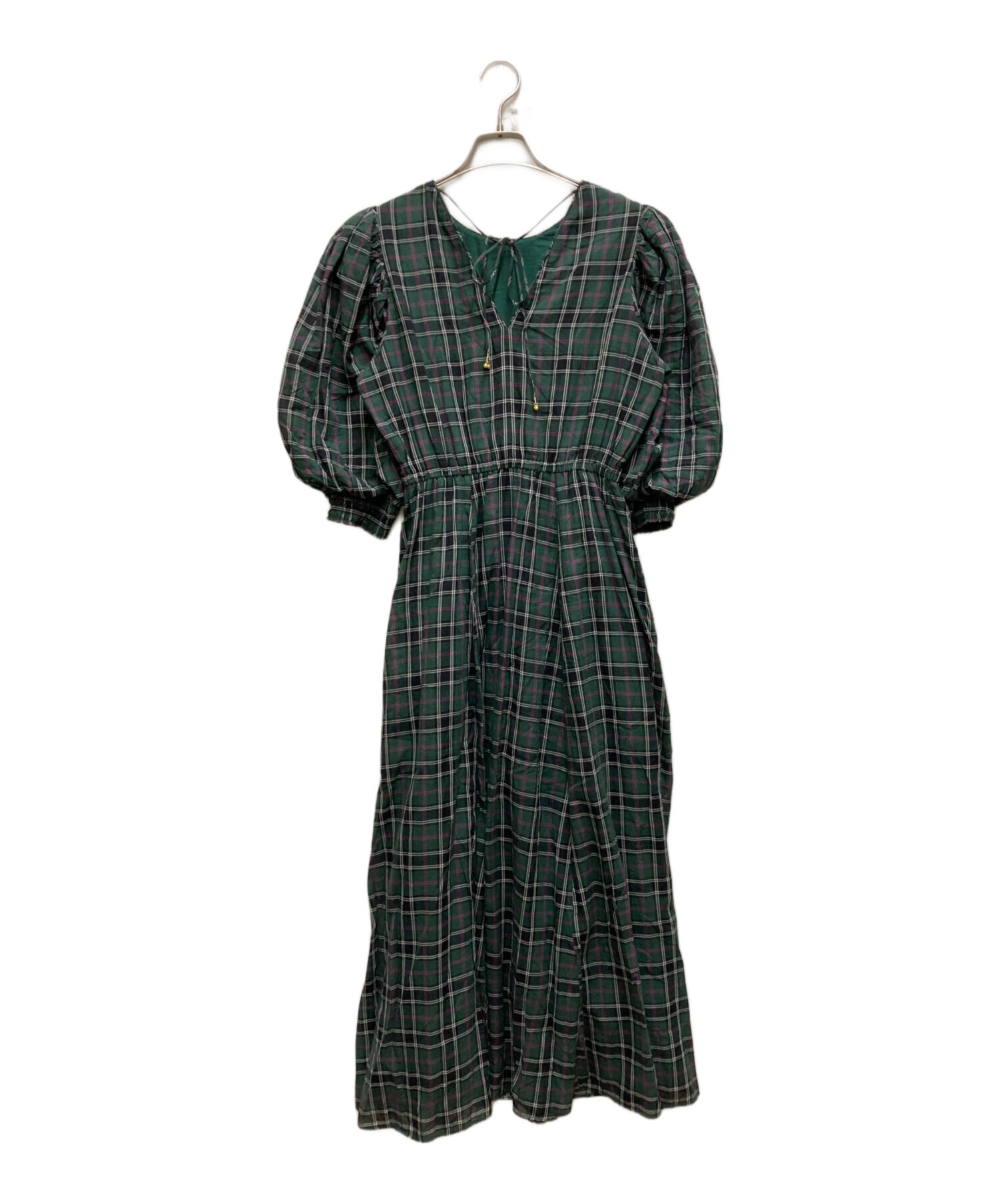 中古・古着通販】ne quittez pas (ヌキテパ) Cotton Voile Check 中古・古着通販】ne quittez pas (ヌキテパ) Cotton Voile Check