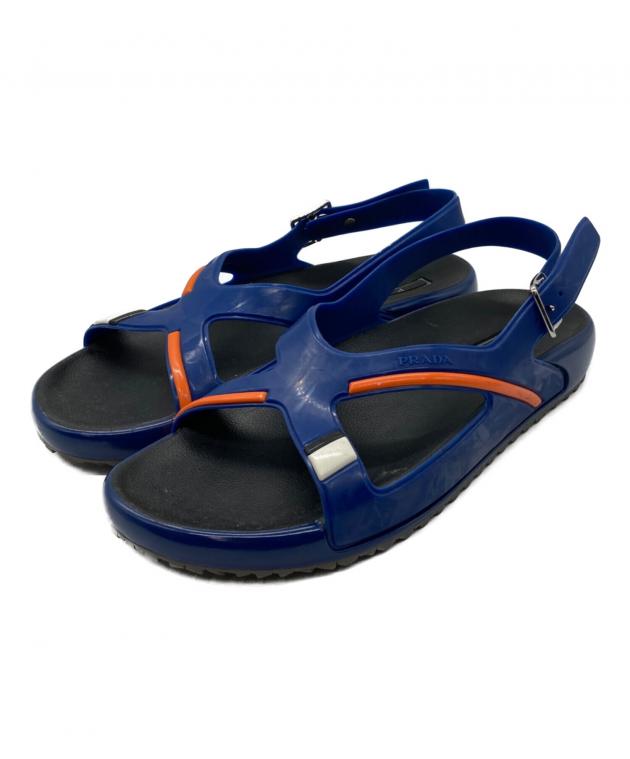 中古・古着通販】PRADA (プラダ) 17SS クロスストラップラバーサンダル