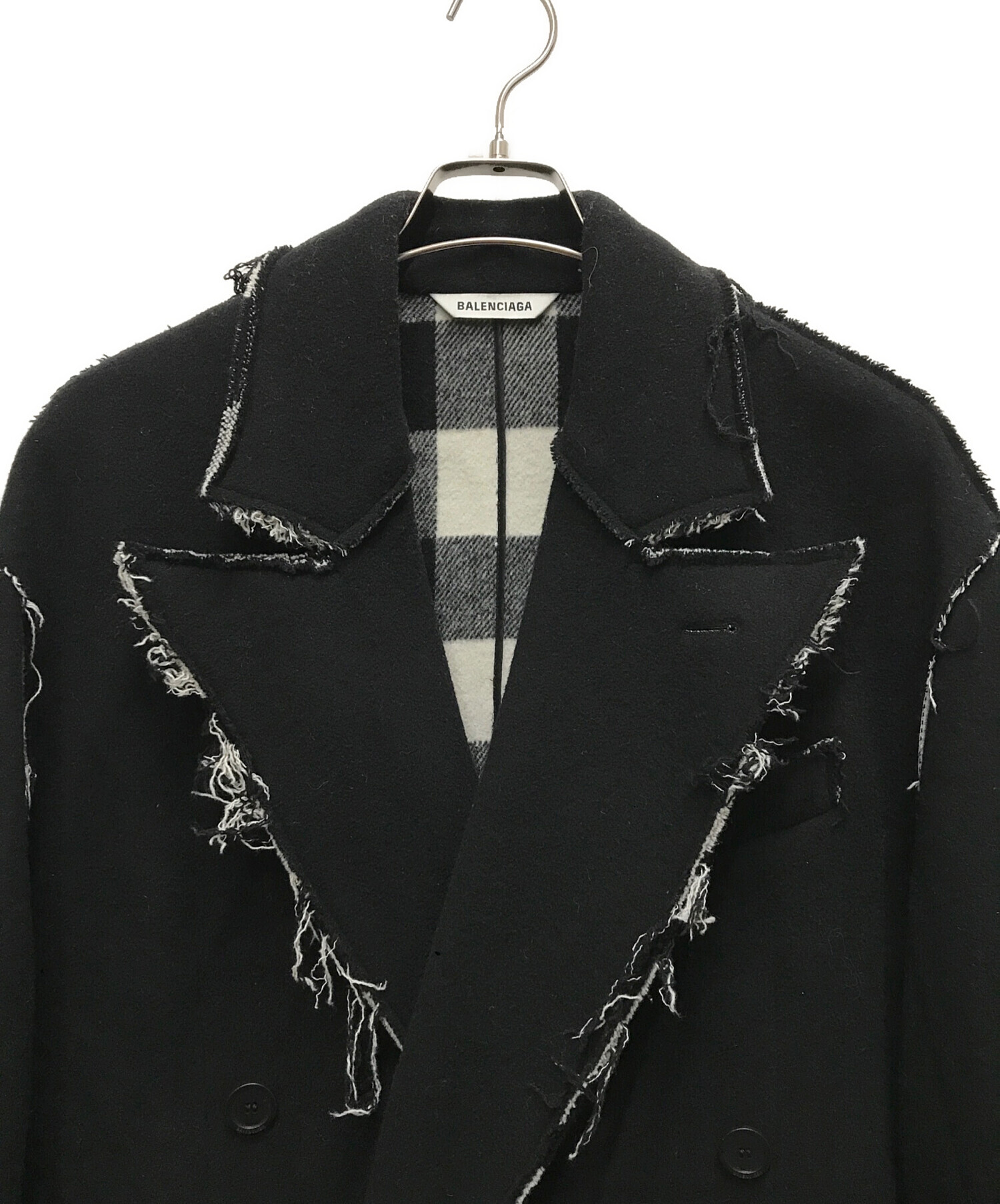 中古・古着通販】BALENCIAGA (バレンシアガ) 22AW Raw Edge Coat