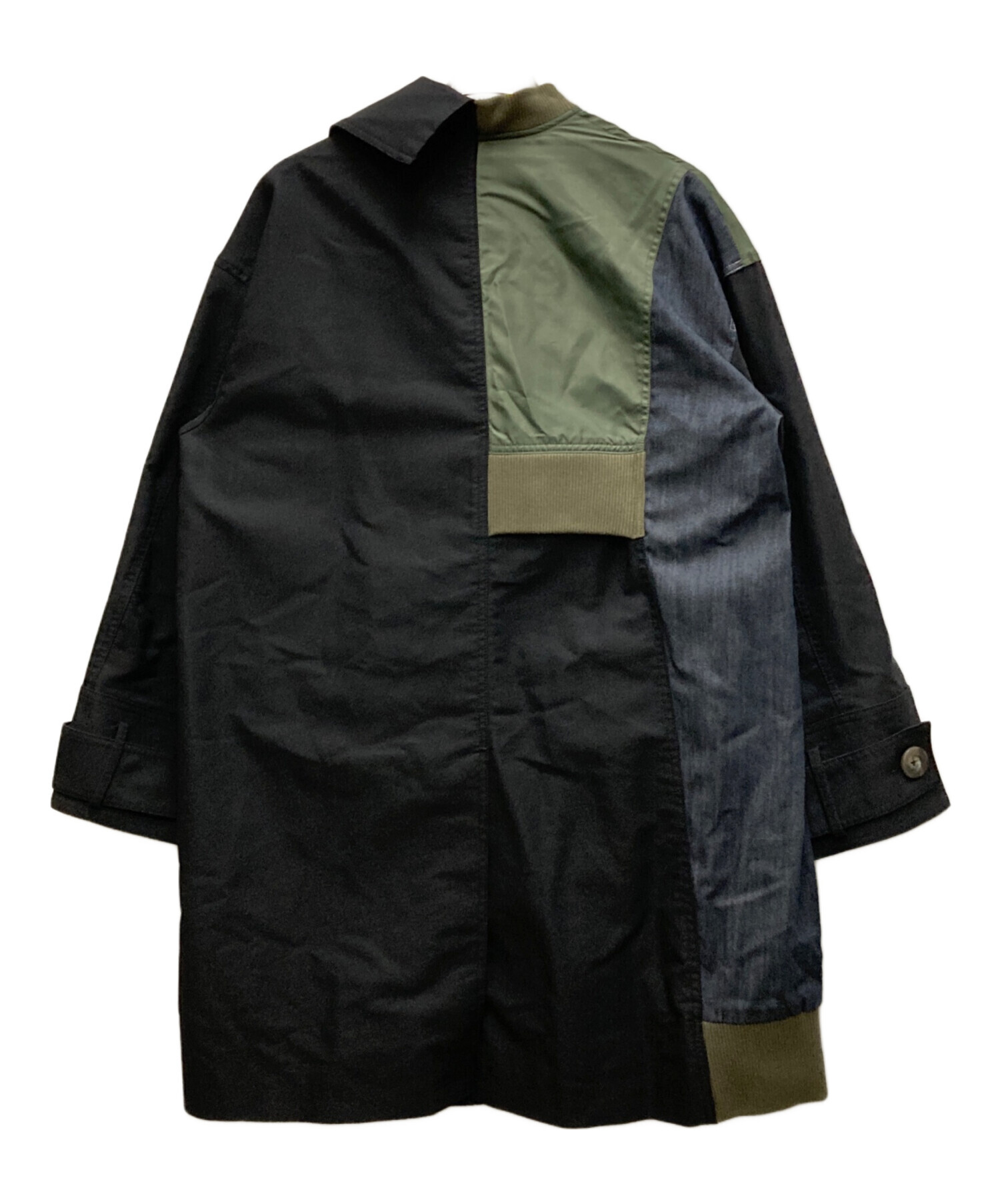 UN3D./FABRIC MIX CT/ファブリックミックスコート 中古・古着通販】UN3D. (アンスリード) FABRIC MIX CT ファブリック