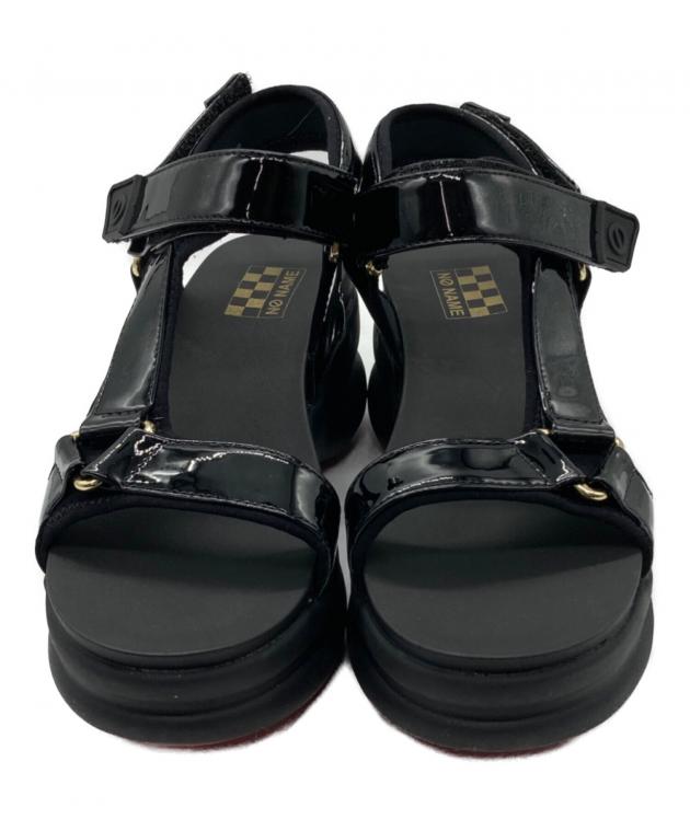 中古・古着通販】No Name (ノーネーム) CONCRETE SANDAL ブラック