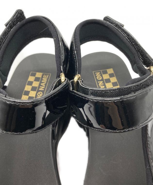 NO NAME36(23㎝)新品未使用 中古・古着通販】No Name (ノーネーム) CONCRETE SANDAL ブラック