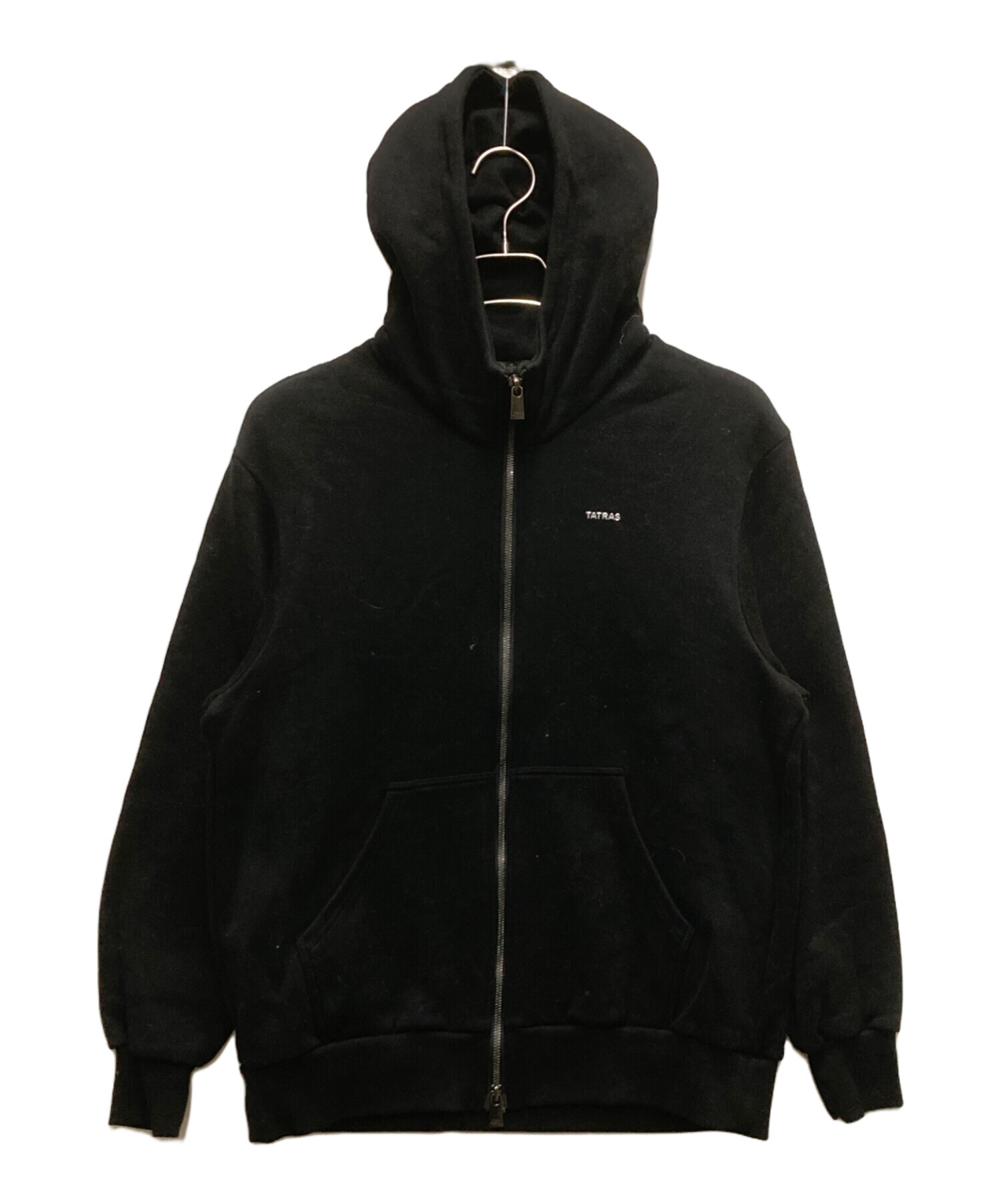 中古・古着通販】TATRAS (タトラス) ダブルジップパーカー ブラック