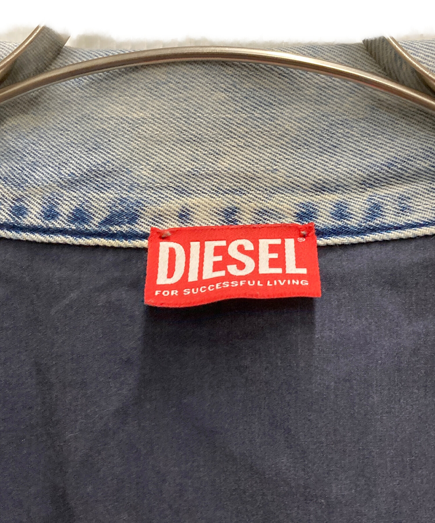 【未使用品】DIESEL 半袖デニムシャツ Sサイズ 中古・古着通販】DIESEL (ディーゼル) 半袖デニムシャツ ブルー サイズ