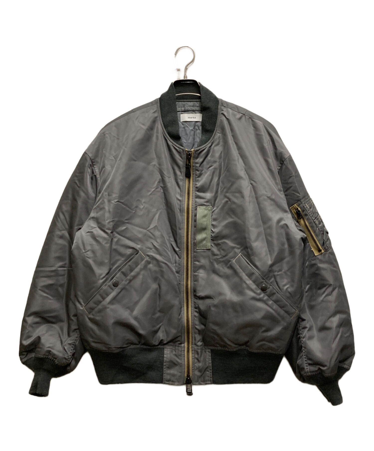 marka ma-1 サイズ2 66nylon twill 中古・古着通販】MARKA (マーカ) 66NYLON TWILL MA-1 グリーン サイズ