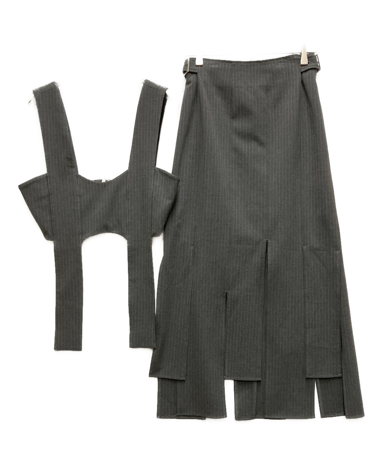 中古・古着通販】musubore (ムスボレ) vents skirt ＆ bustier set-up