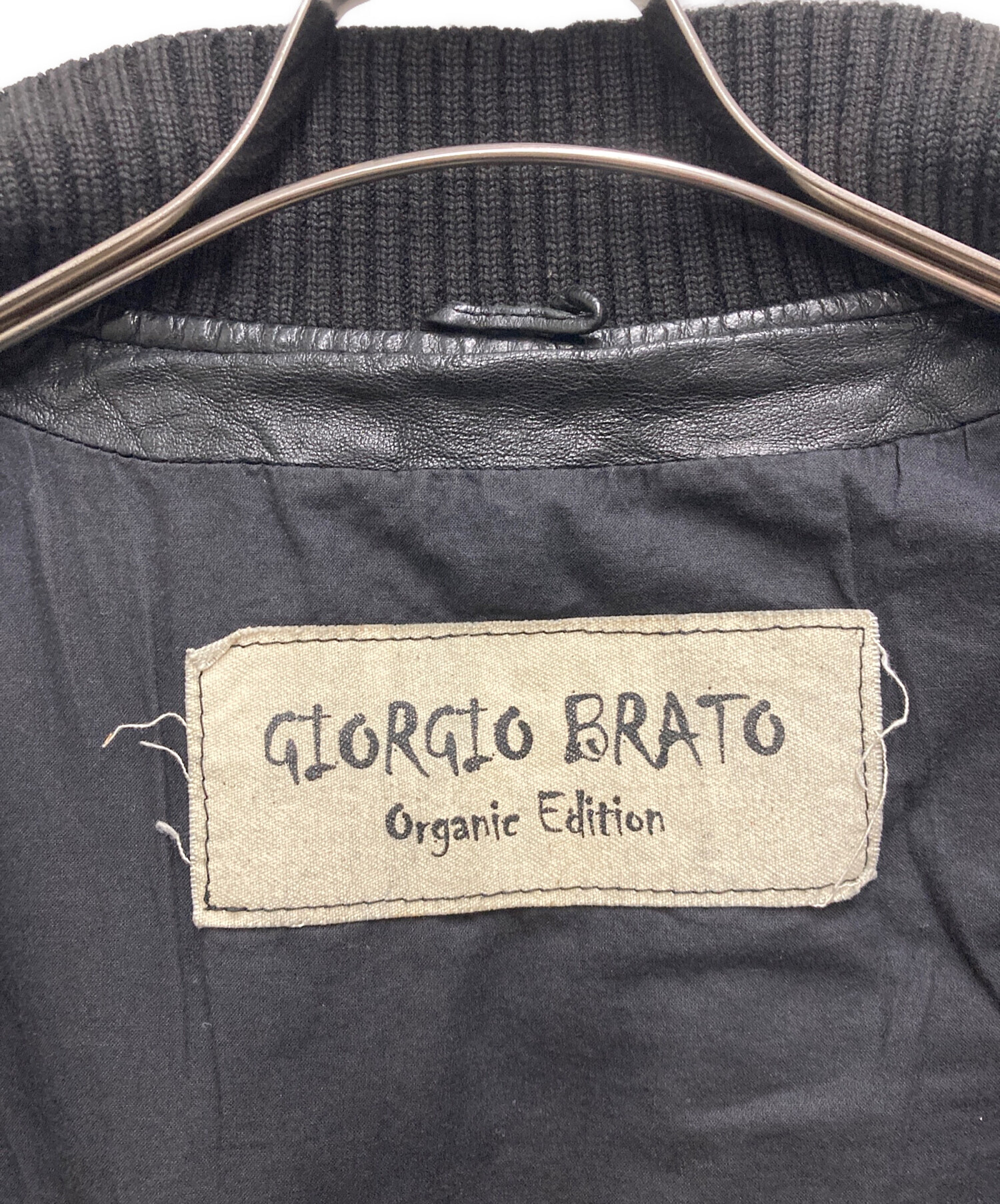 中古・古着通販】GIORGIO BRATO (ジョルジョブラッド) ラムレザー 